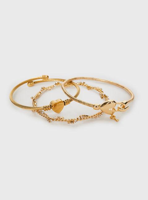 In The Moonlight Bracelet Pack Gold Product Image