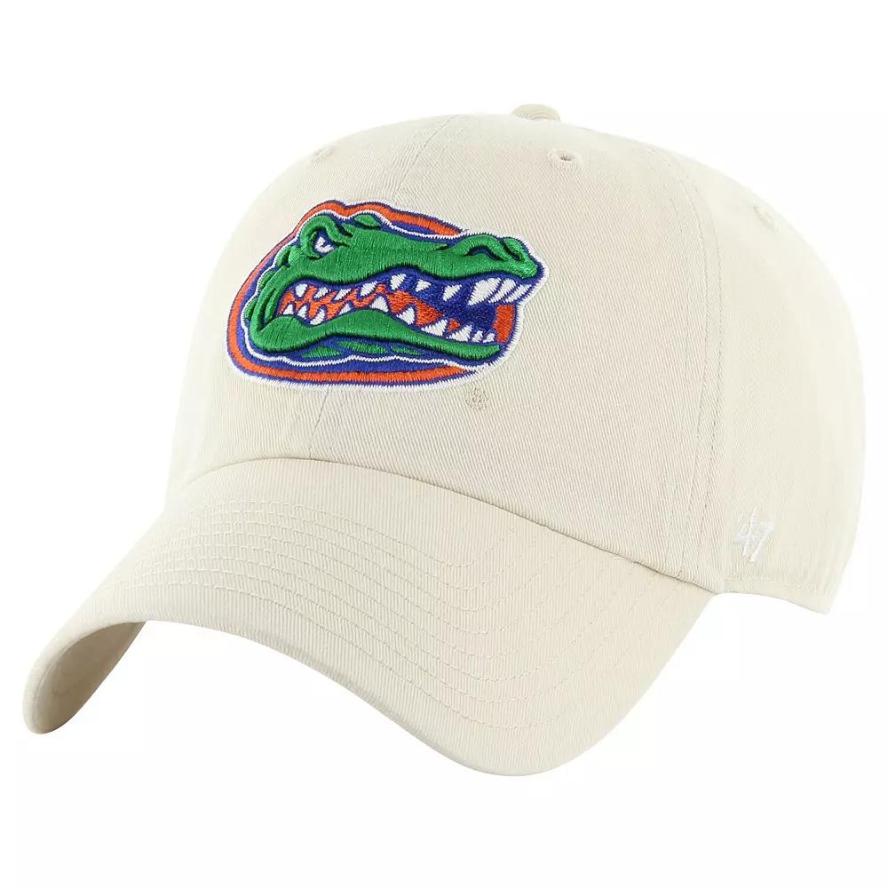 Men's '47 Tan Florida Gators Vintage Clean Up Adjustable Hat, Team Product Image