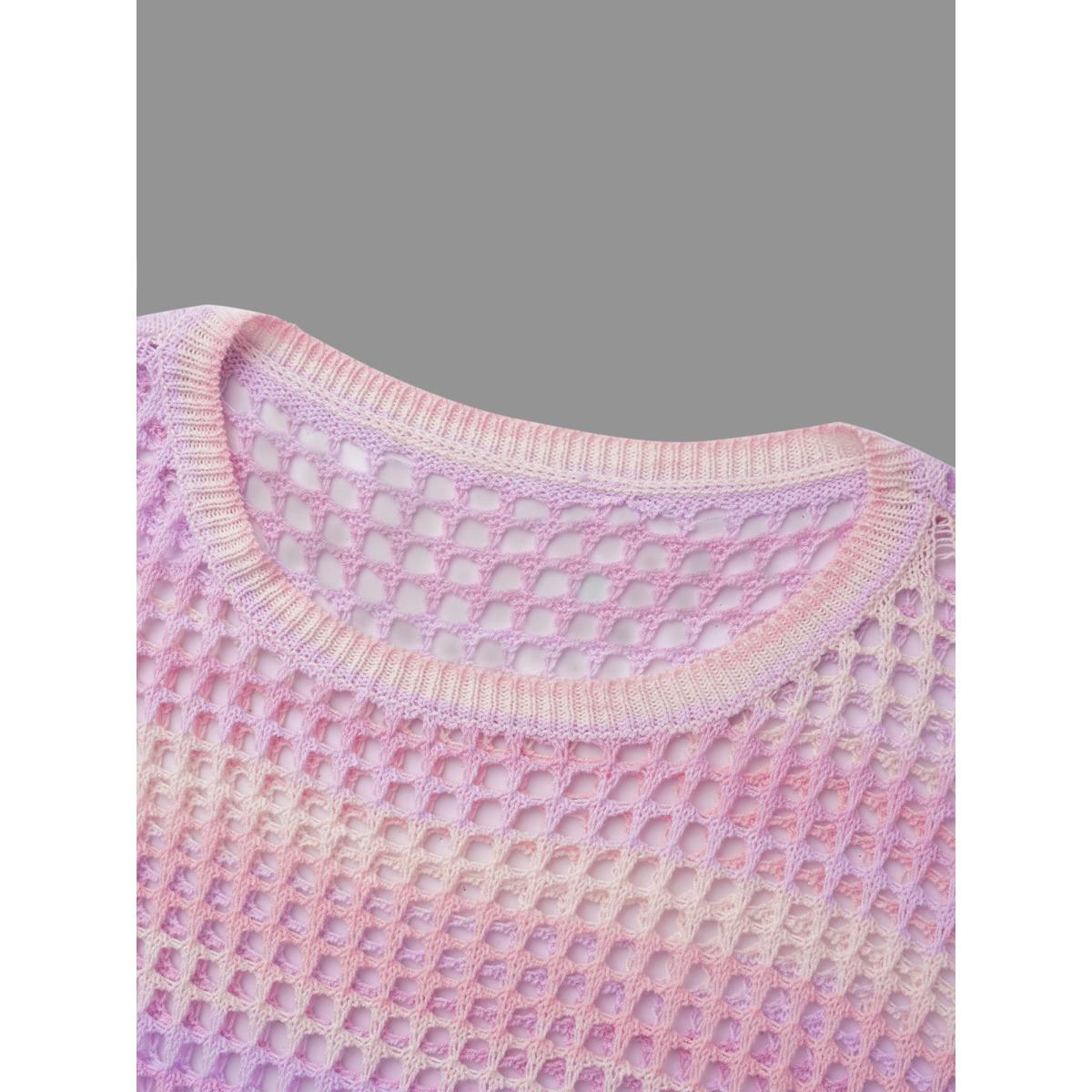 Plus Size Cut-Out Side Slit Flared Swim Cover-Up Women's Swimwear Multicolor Beach Loose Curve Swim Cover Ups BloomChic 26/4X Product Image