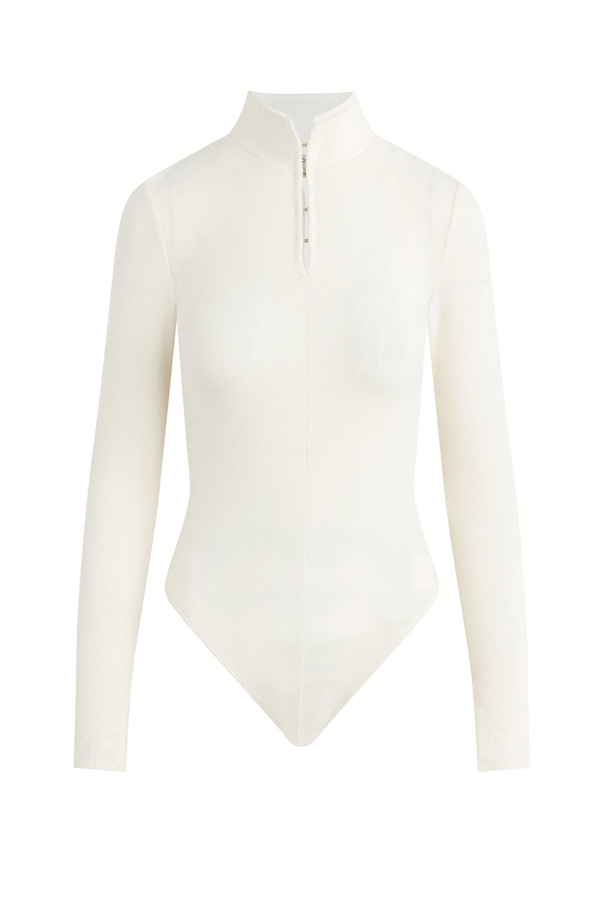Long Sleeve Hook & Eye Bodysuit Female Product Image