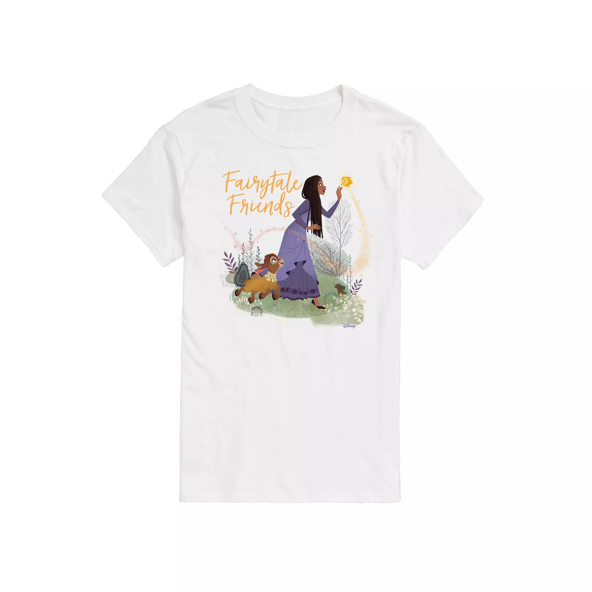 Disney's Wish Men's Fairytale Friends Graphic Tee,  Product Image