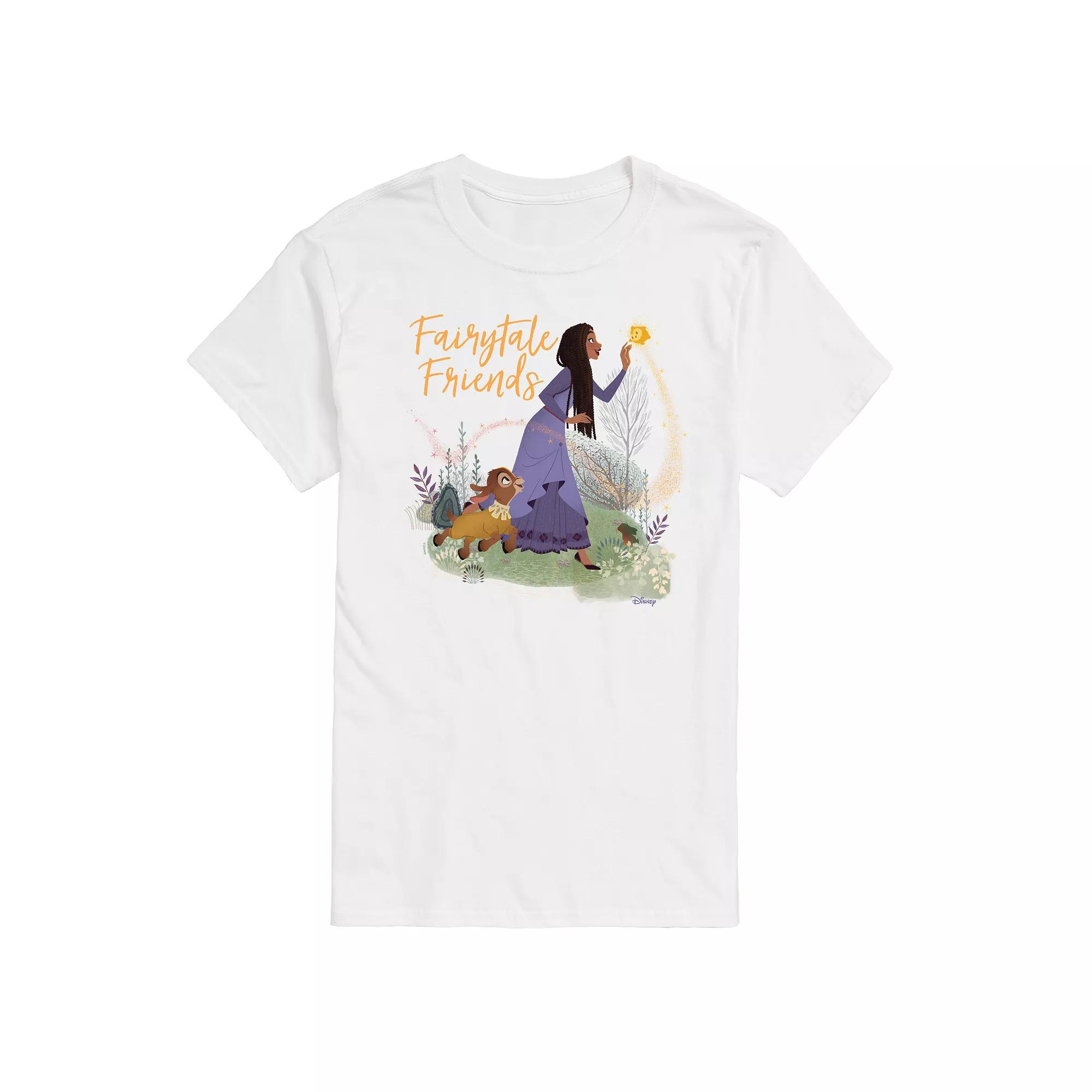 Disney's Wish Men's Fairytale Friends Graphic Tee,  Product Image