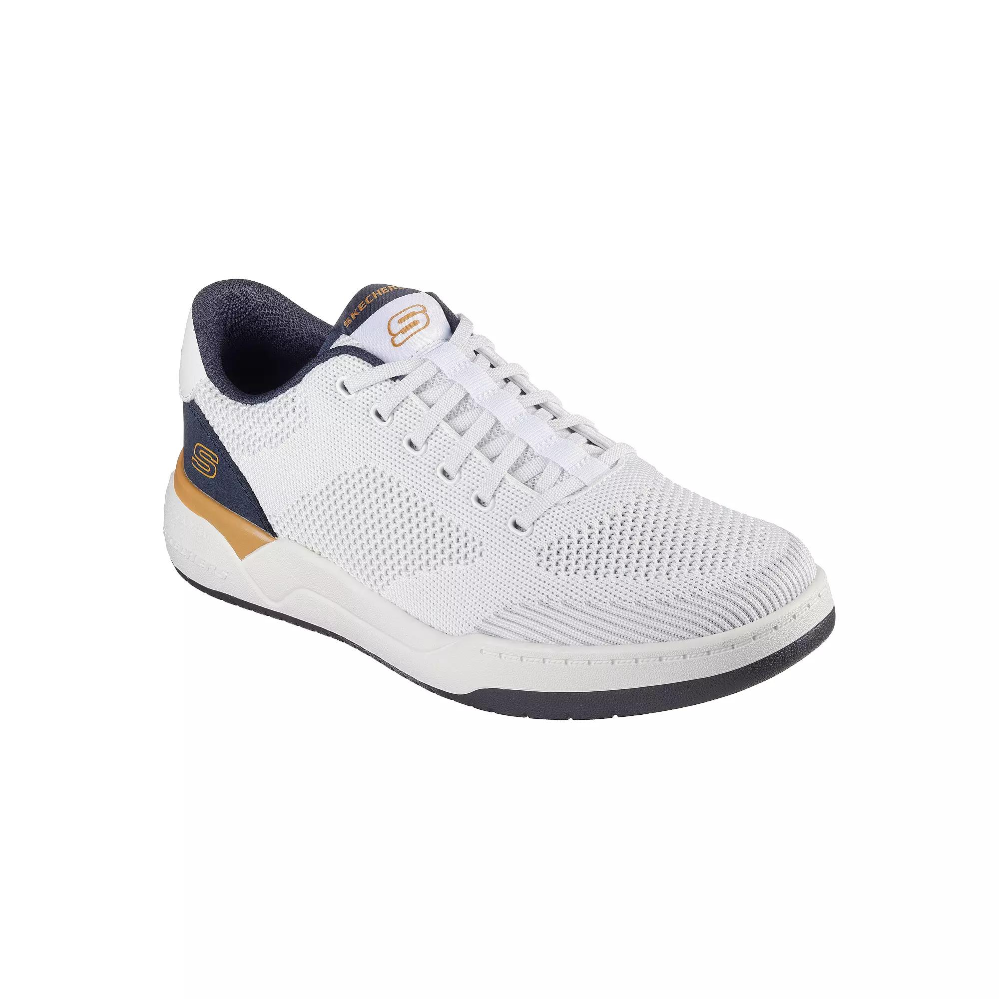 Skechers Relaxed Fit® Corliss Dorset Men's Shoes, Size: 12, White Product Image