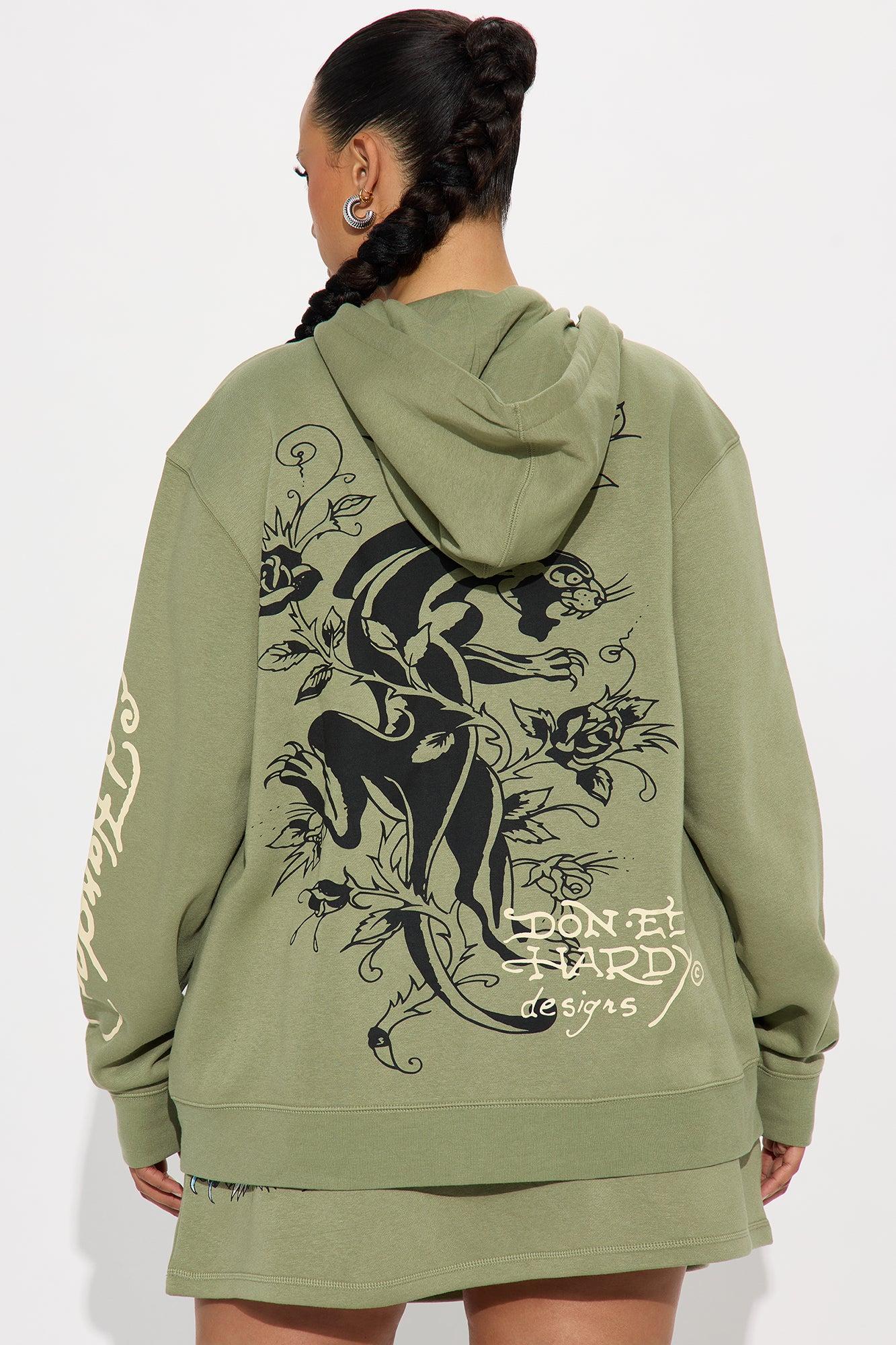 Ed Hardy Heart Of Roses Skirt Set - Sage Product Image