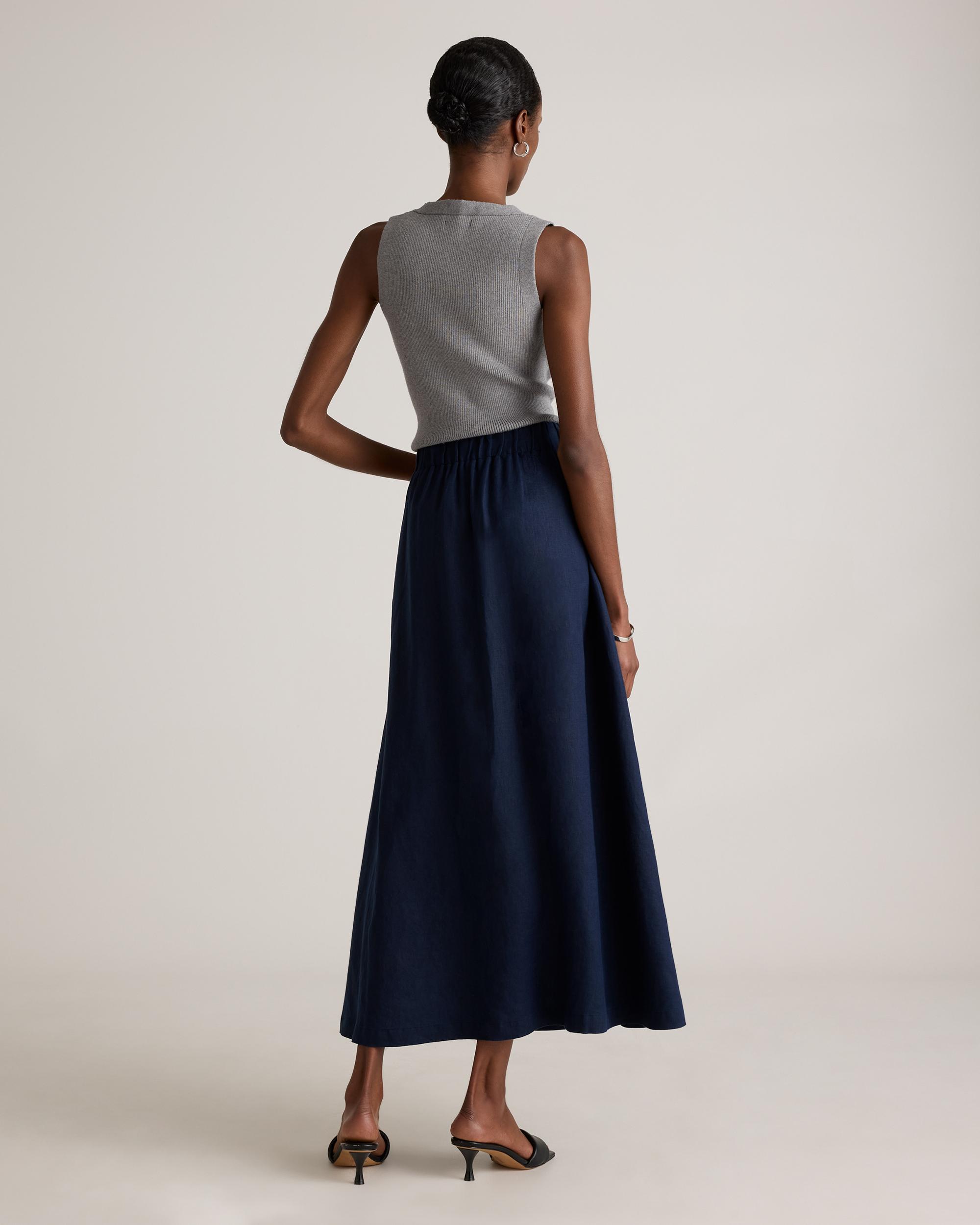 Quince | Women's 100% European Linen Maxi Skirt Size XS Product Image