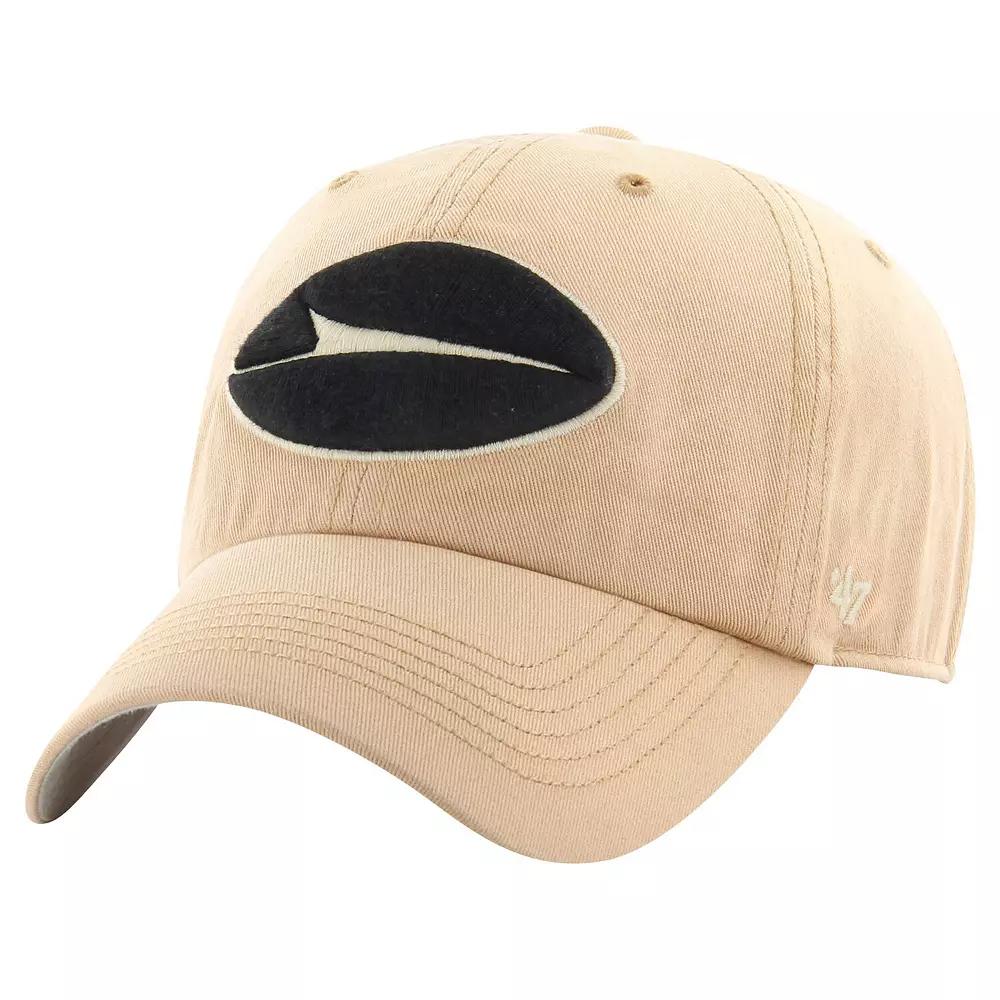 Men's '47 Khaki New York Jets Dusted Relaxed Franchise Fitted Hat, Size: XXL, Beig K Product Image