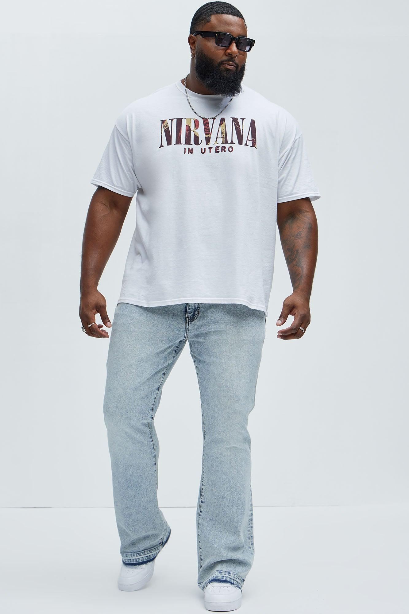 Nirvana In Utero Album Short Sleeve Tee - White Product Image