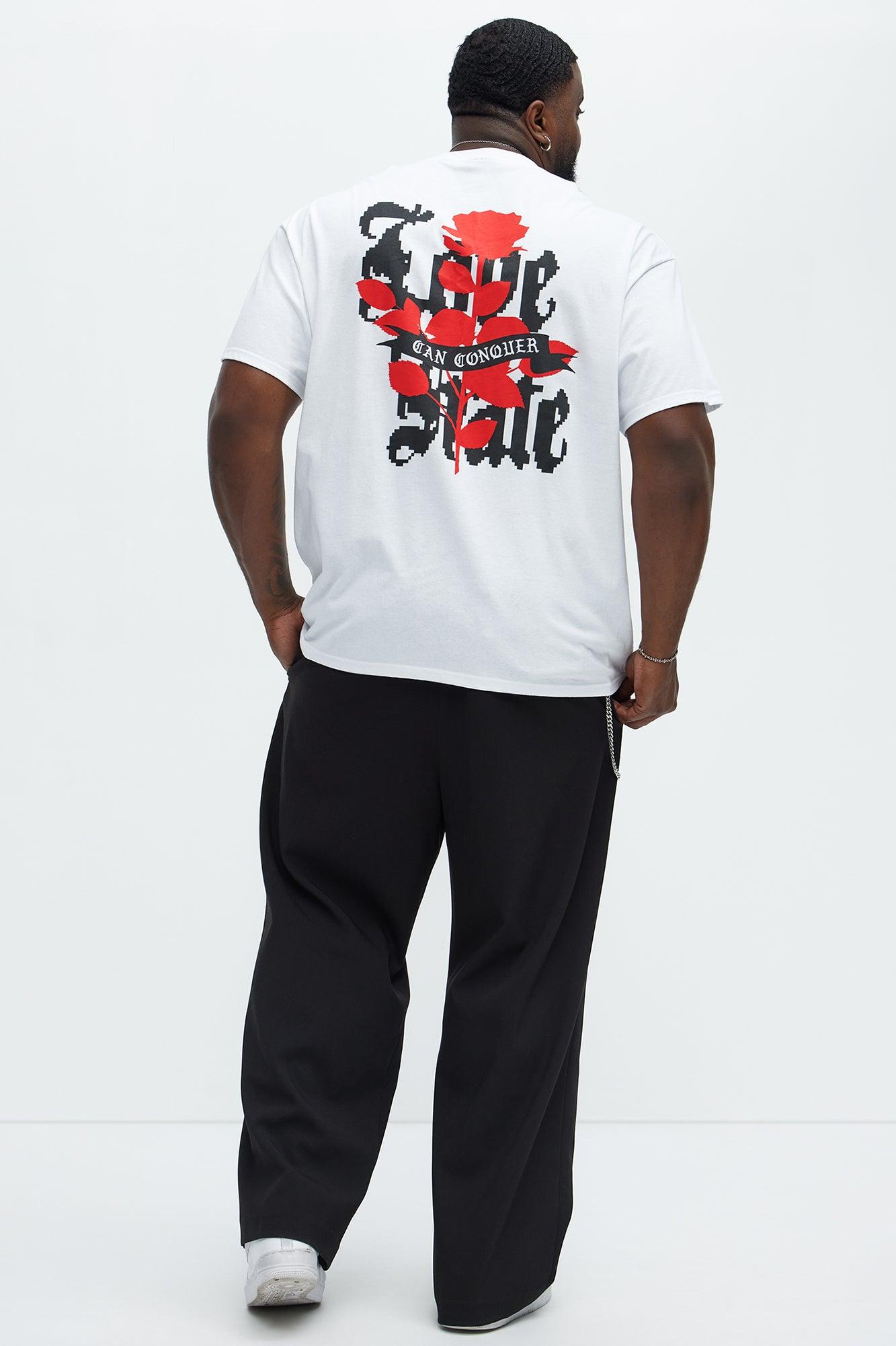 Love Can Conquer Short Sleeve Tee - White Product Image