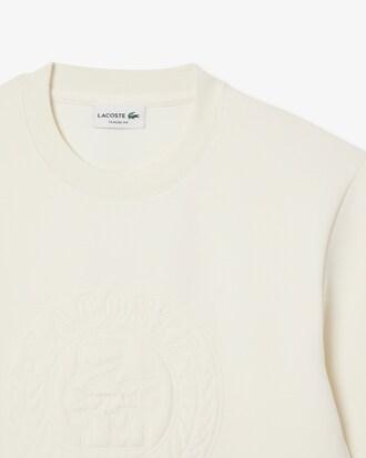 Men's Embossed Logo Piqué Sweatshirt Product Image