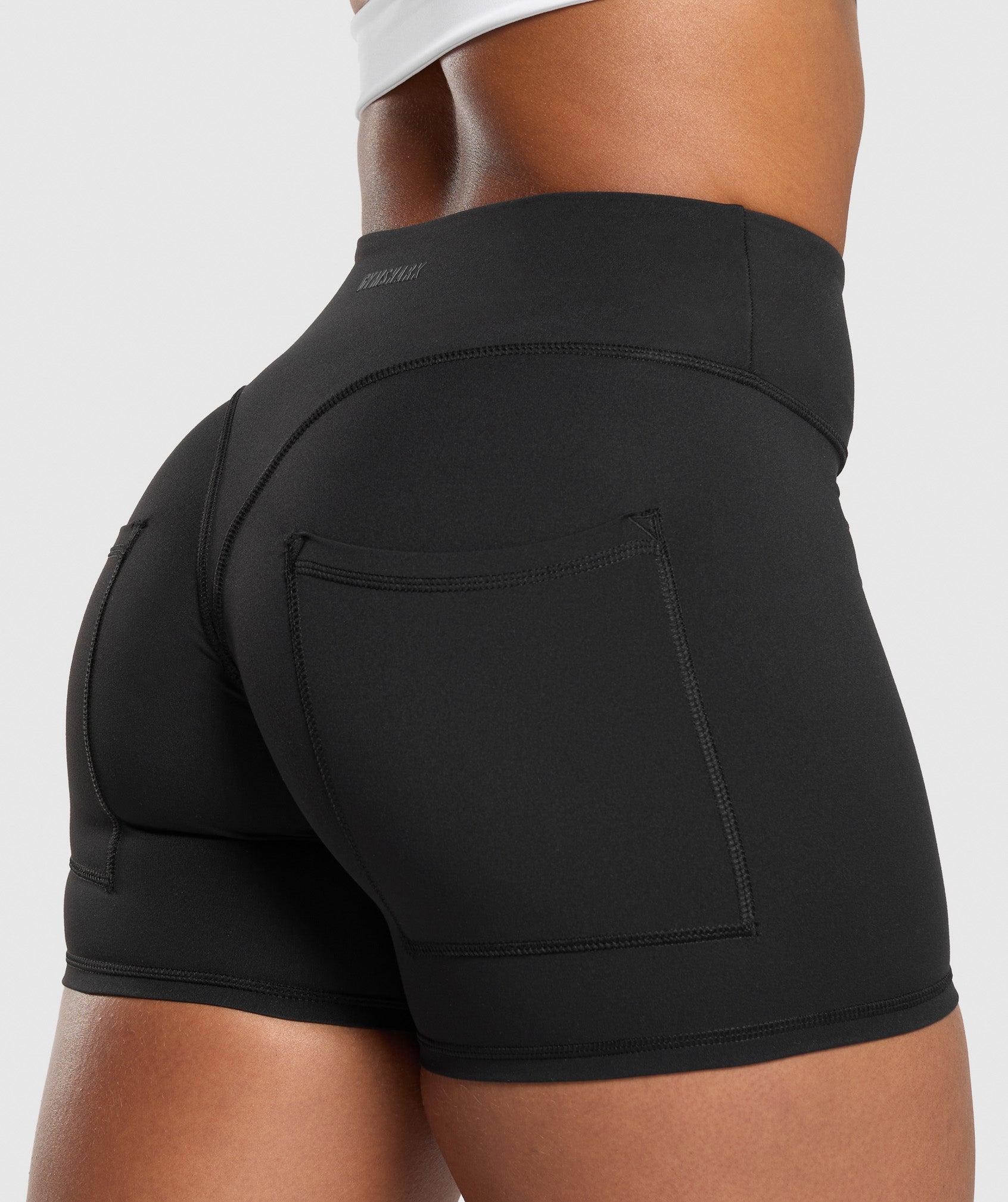 Gymshark Superset Pocket Shorts - Black Female Product Image