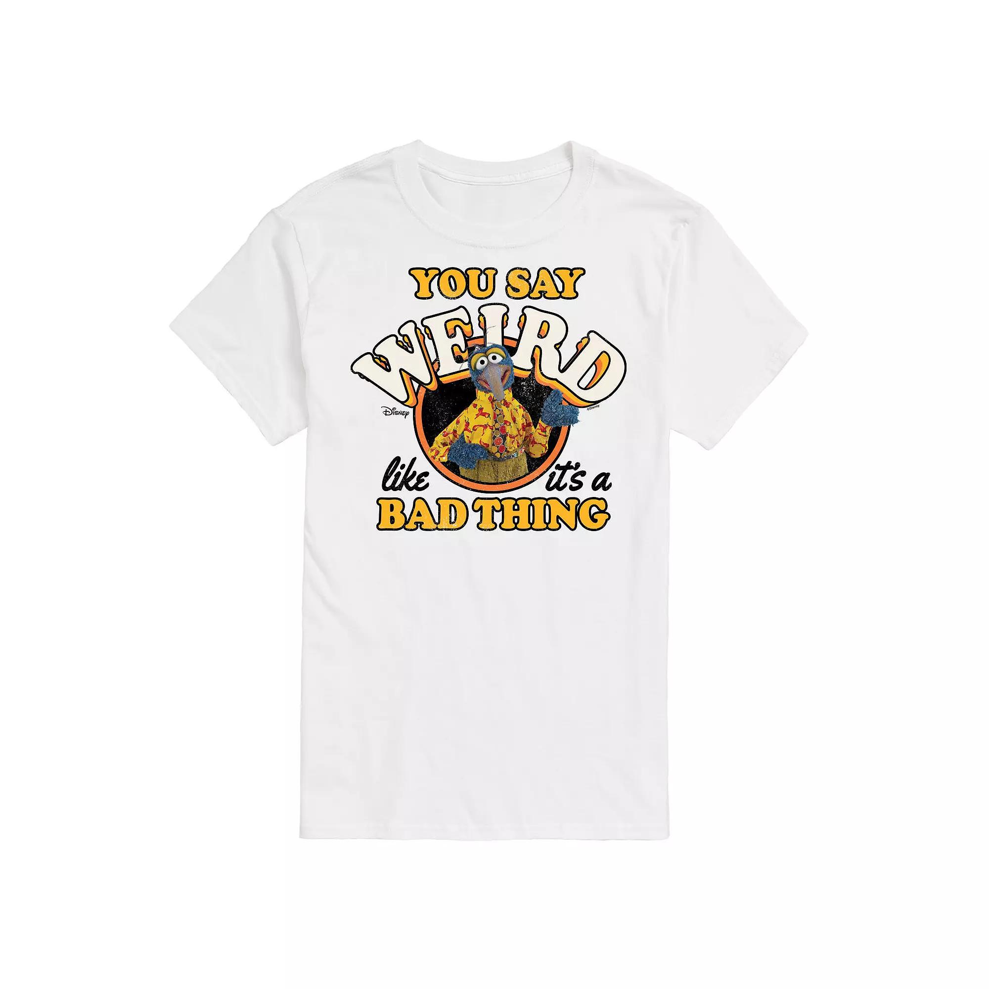Disney's Men's The Muppets Weird Like It's Bad Tee,  Product Image