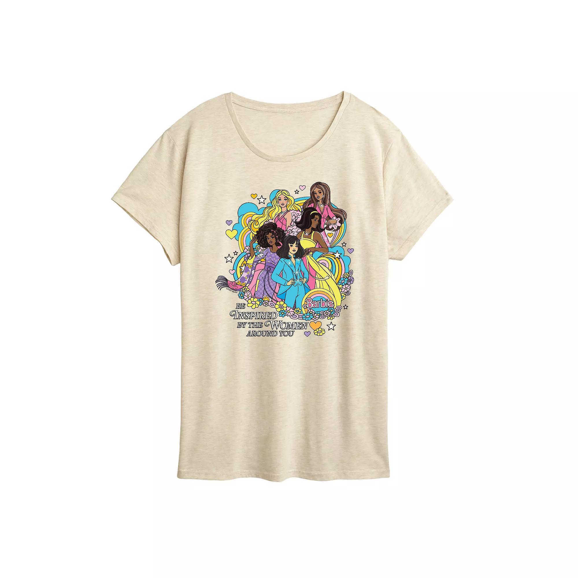 Women's Barbie® Be Inspired By The Women Around You Graphic Tee,  Product Image