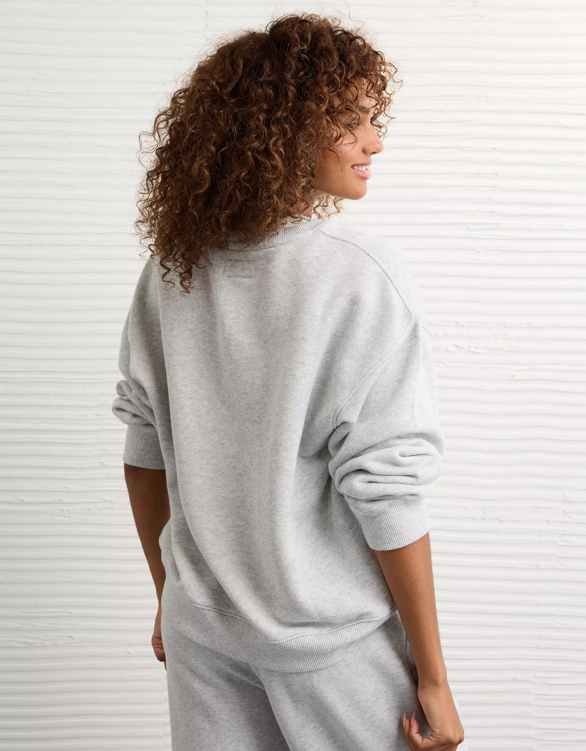 AE Relaxed Fit Green Bay Packers Graphic Sweatshirt Product Image