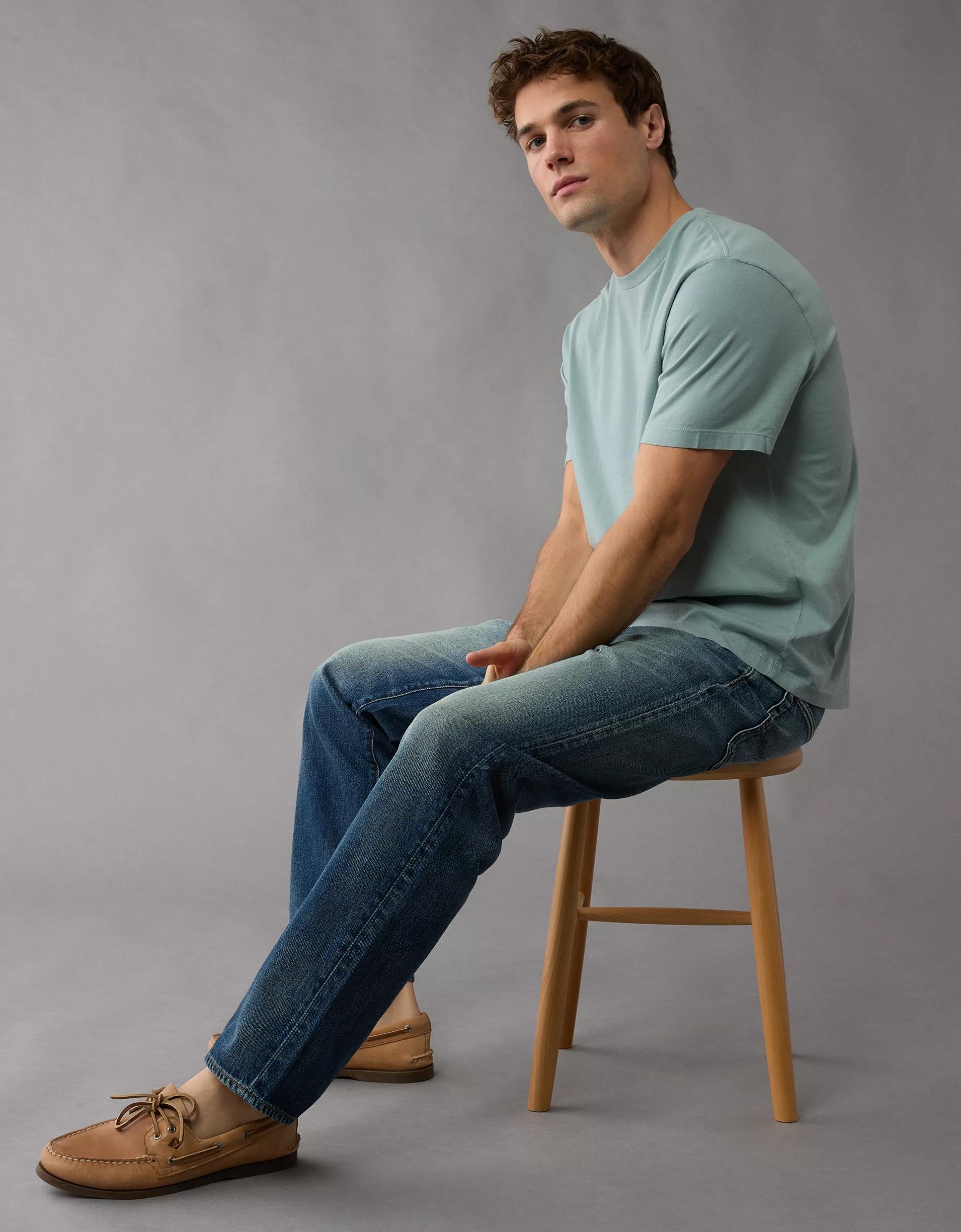 AE Logo Lived-In T-Shirt Product Image