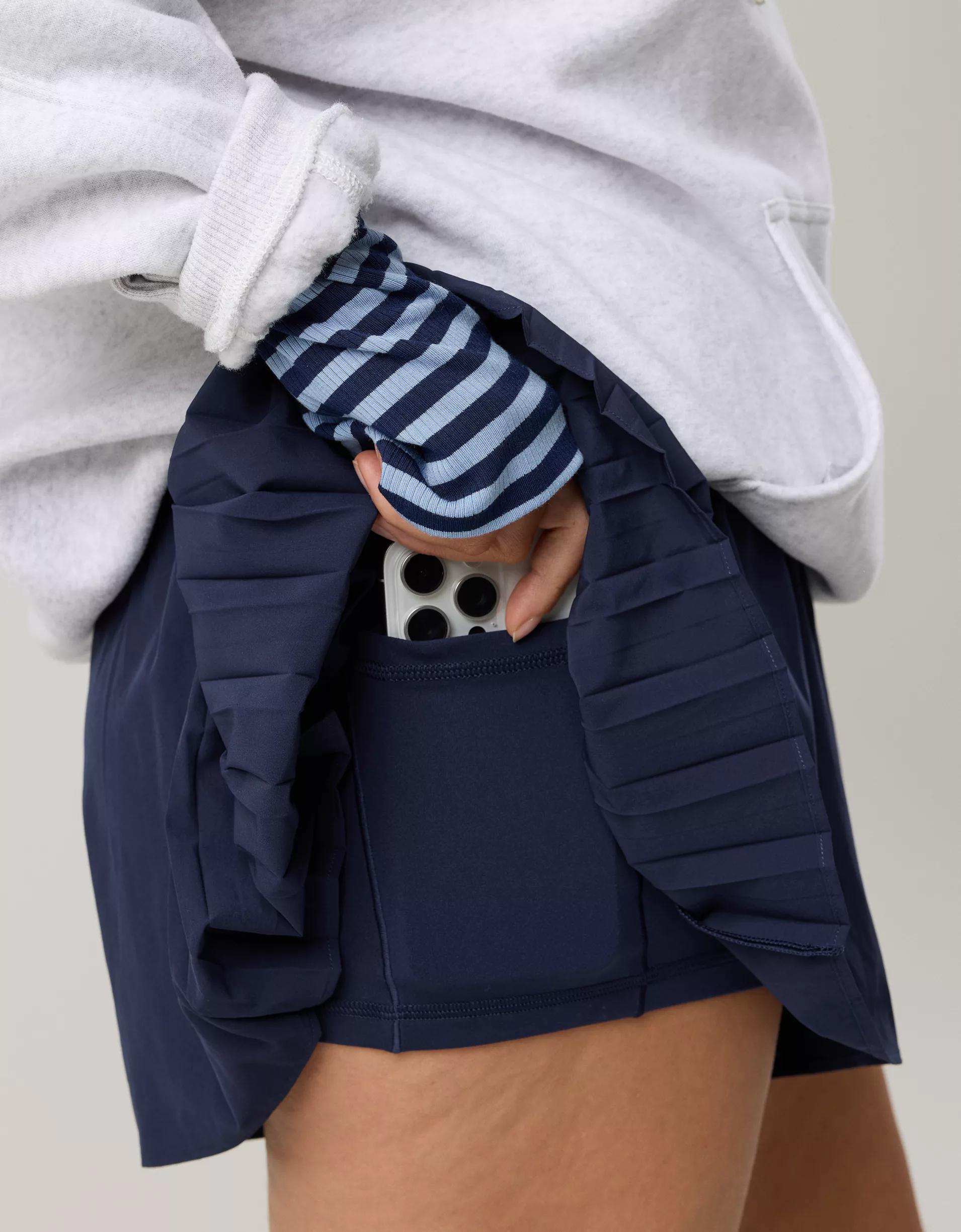 OFFLINE By Aerie Real Me Pleated Flowy Short Product Image