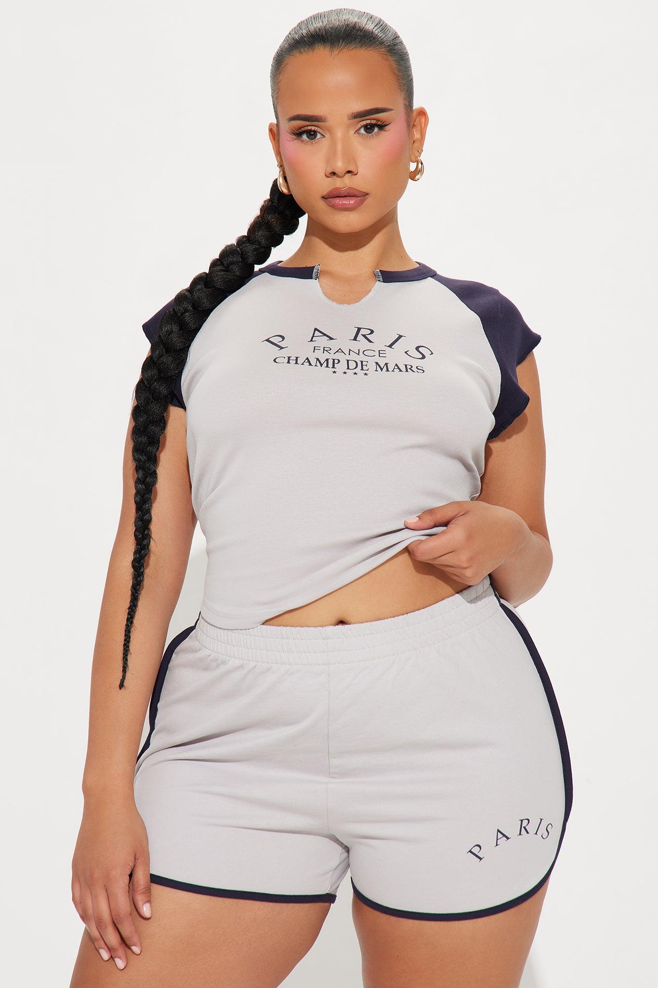 Champ De Mars Short Set - Grey Product Image