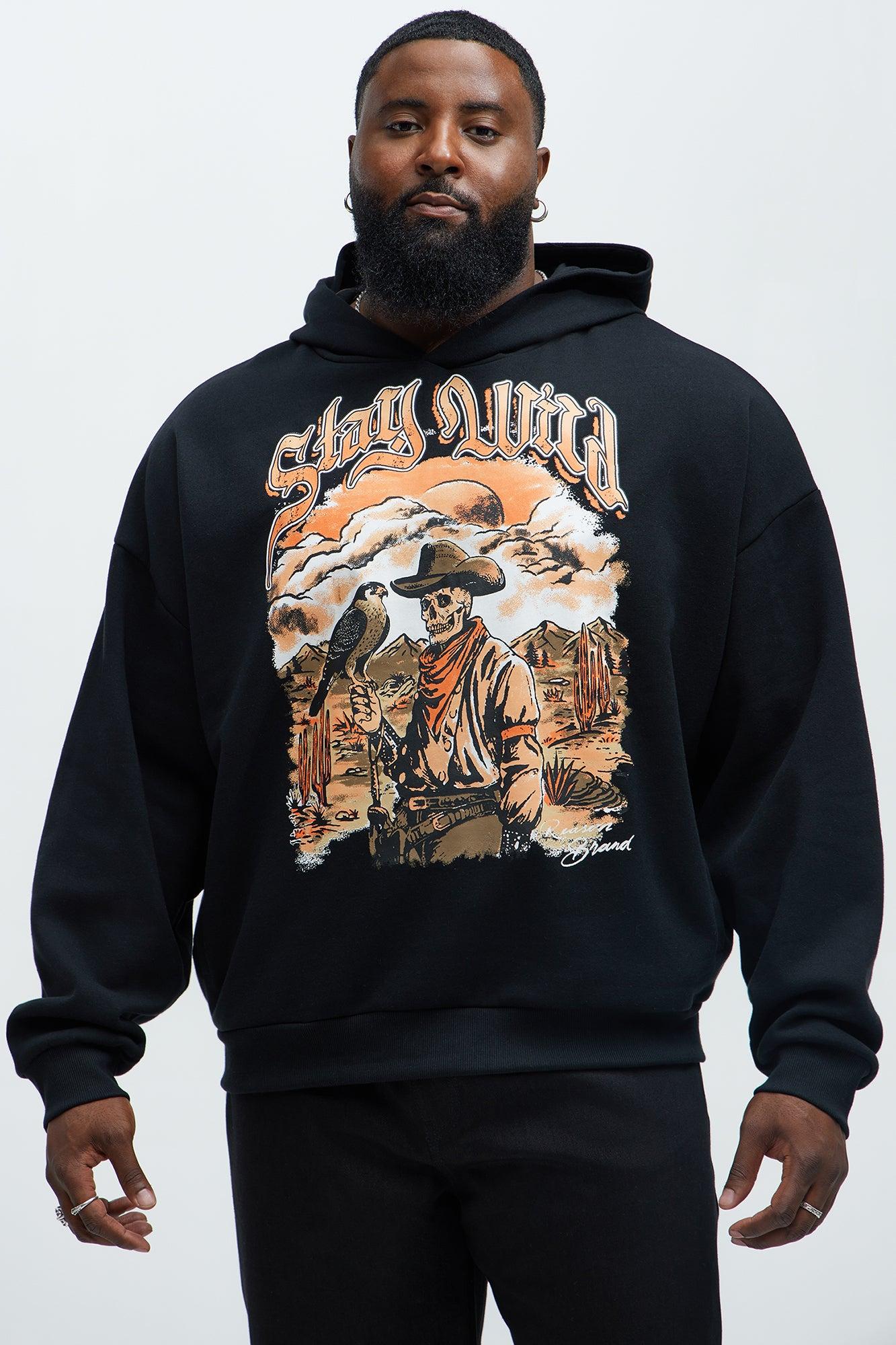 Stay Wild Hoodie - Black Product Image