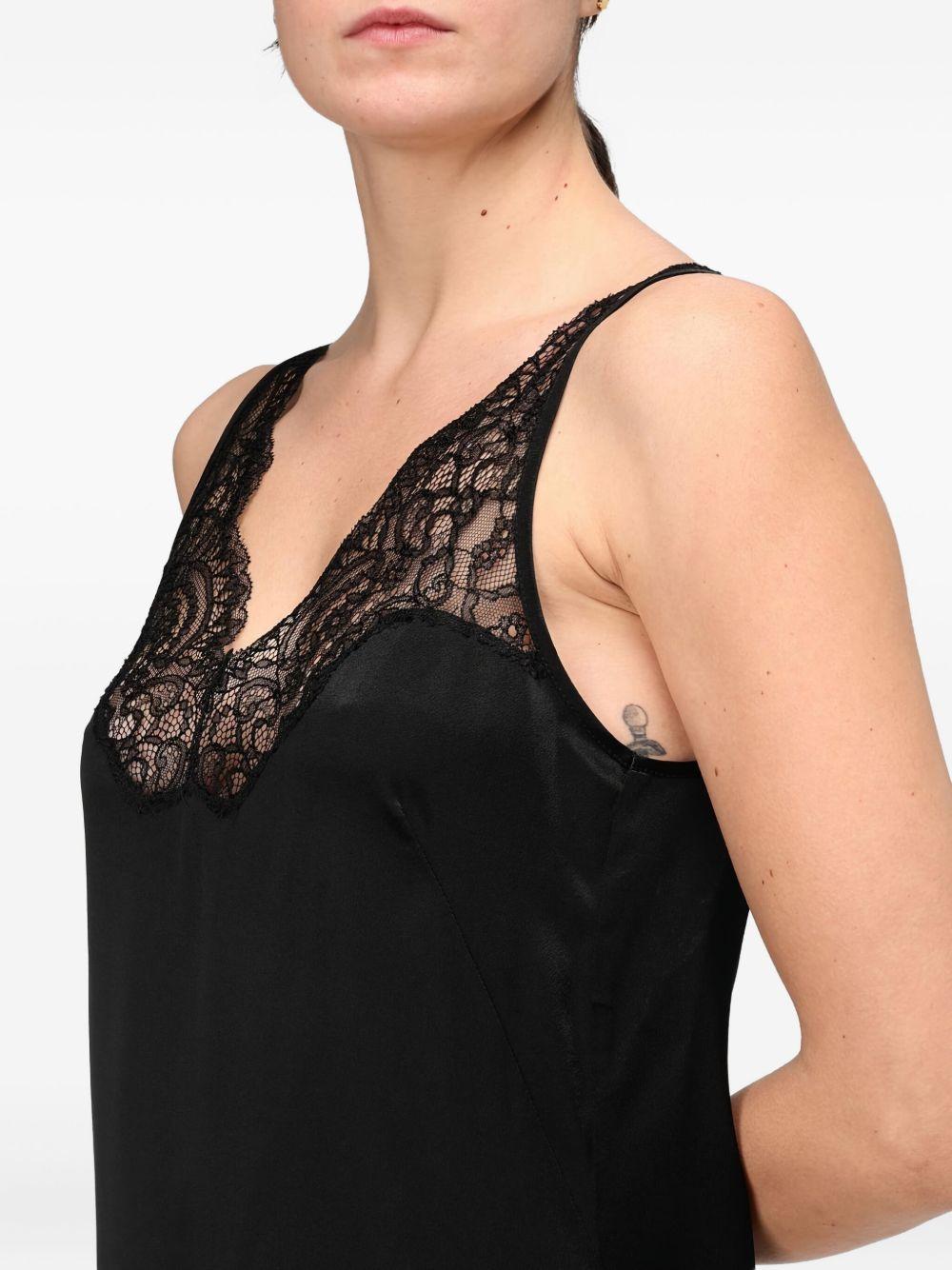 lace-trimmed slip dress Product Image