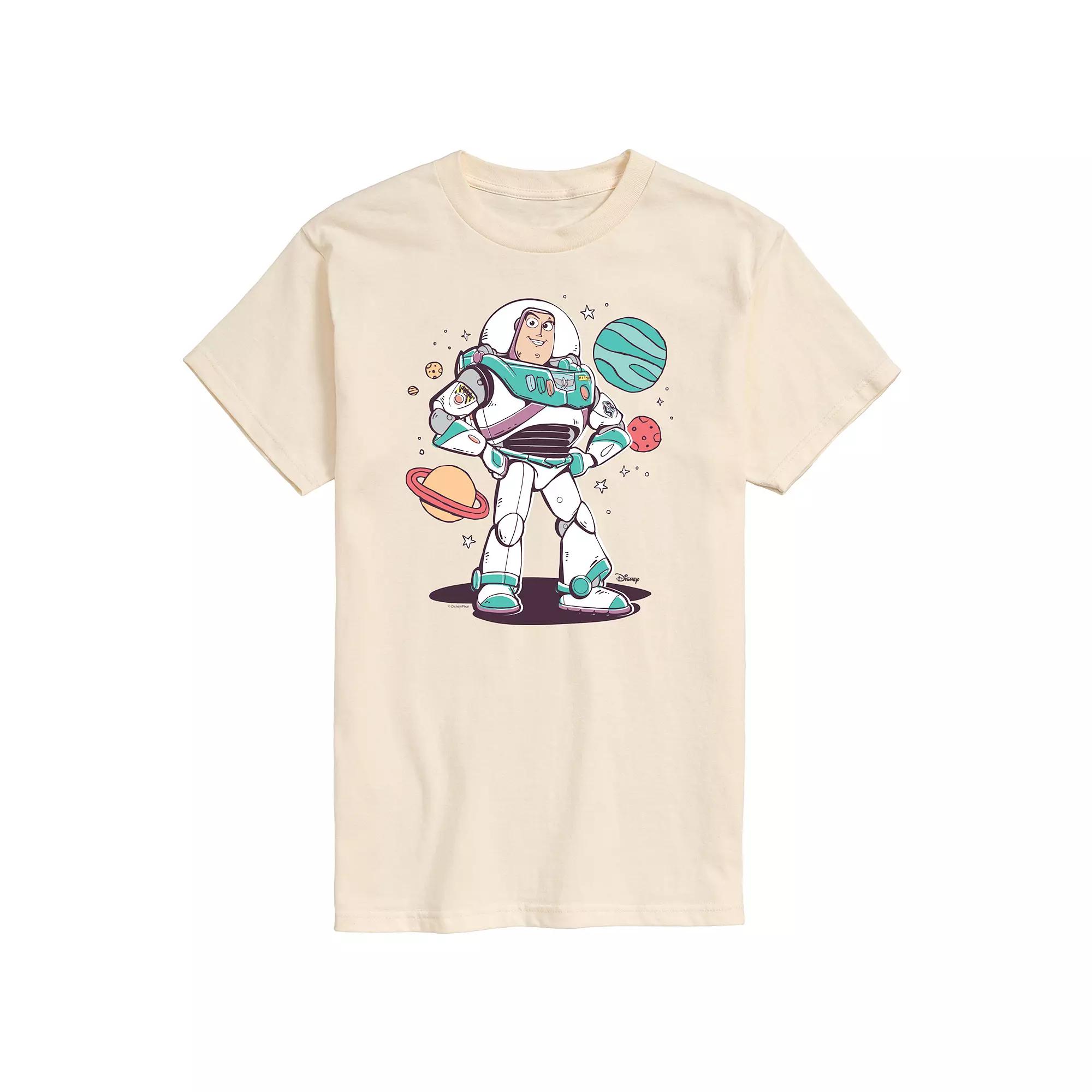 Disney / Pixar's Toy Story 4 Men's Buzz and Planets Graphic Tee,  Product Image