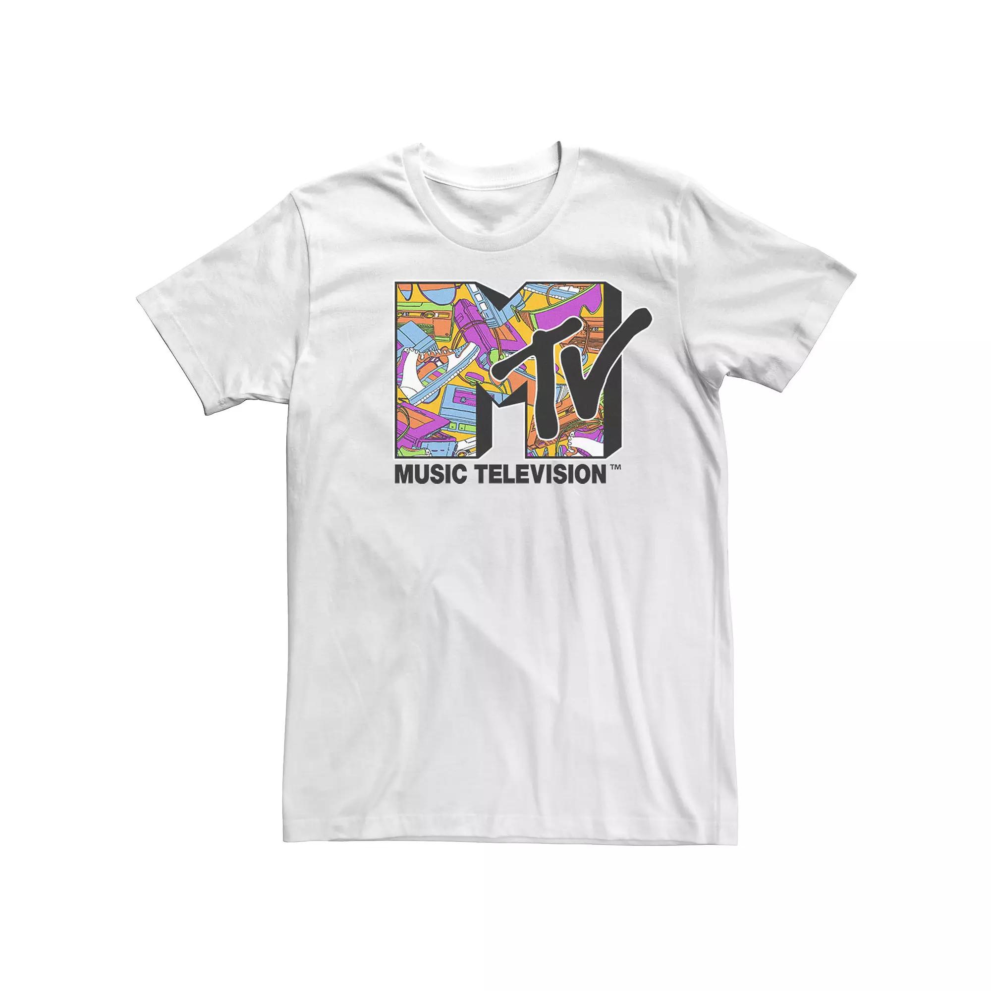 Mens MTV Old School Supplies Retro Logo Short Sleeve Tee Product Image