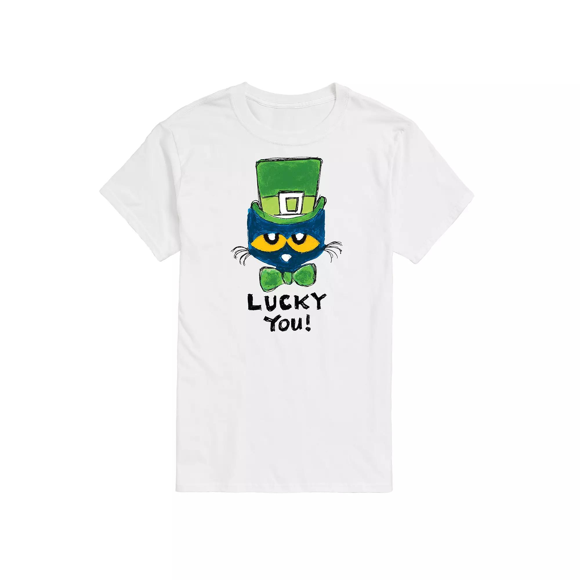 Big & Tall Pete The Cat Lucky You Tee, Men's,  Product Image