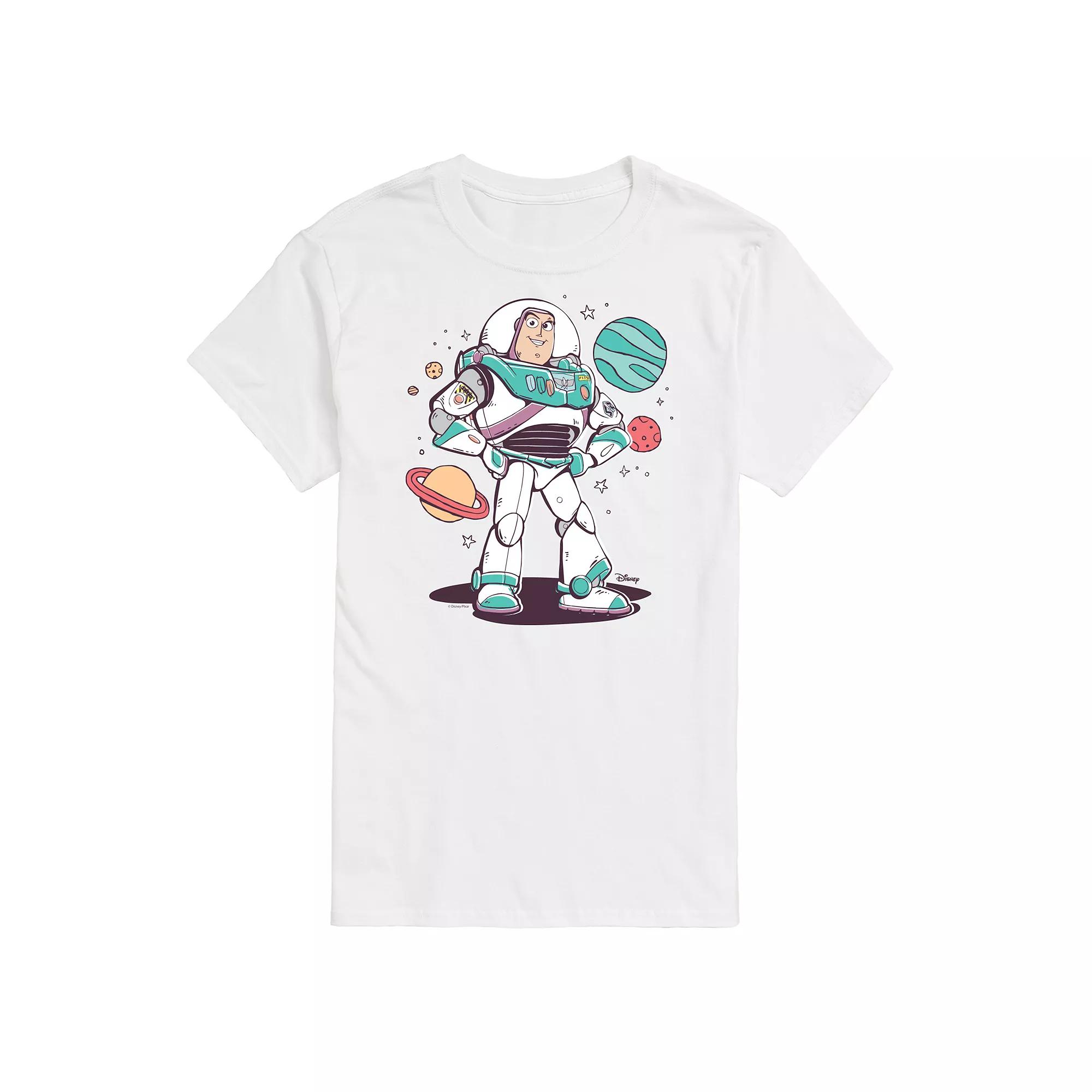 Disney / Pixar's Toy Story 4 Men's Buzz and Planets Graphic Tee,  Product Image