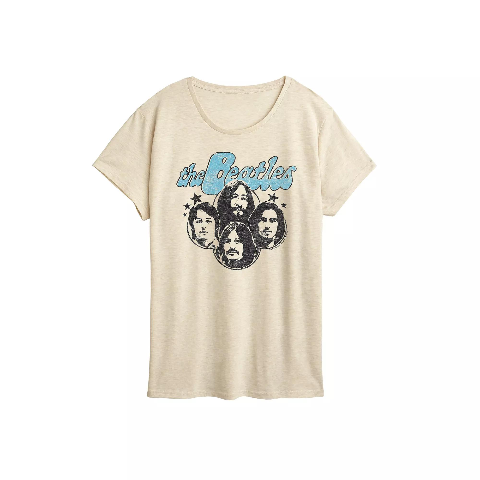 Women's The Beatles Vintage Stars Graphic Tee,  Product Image