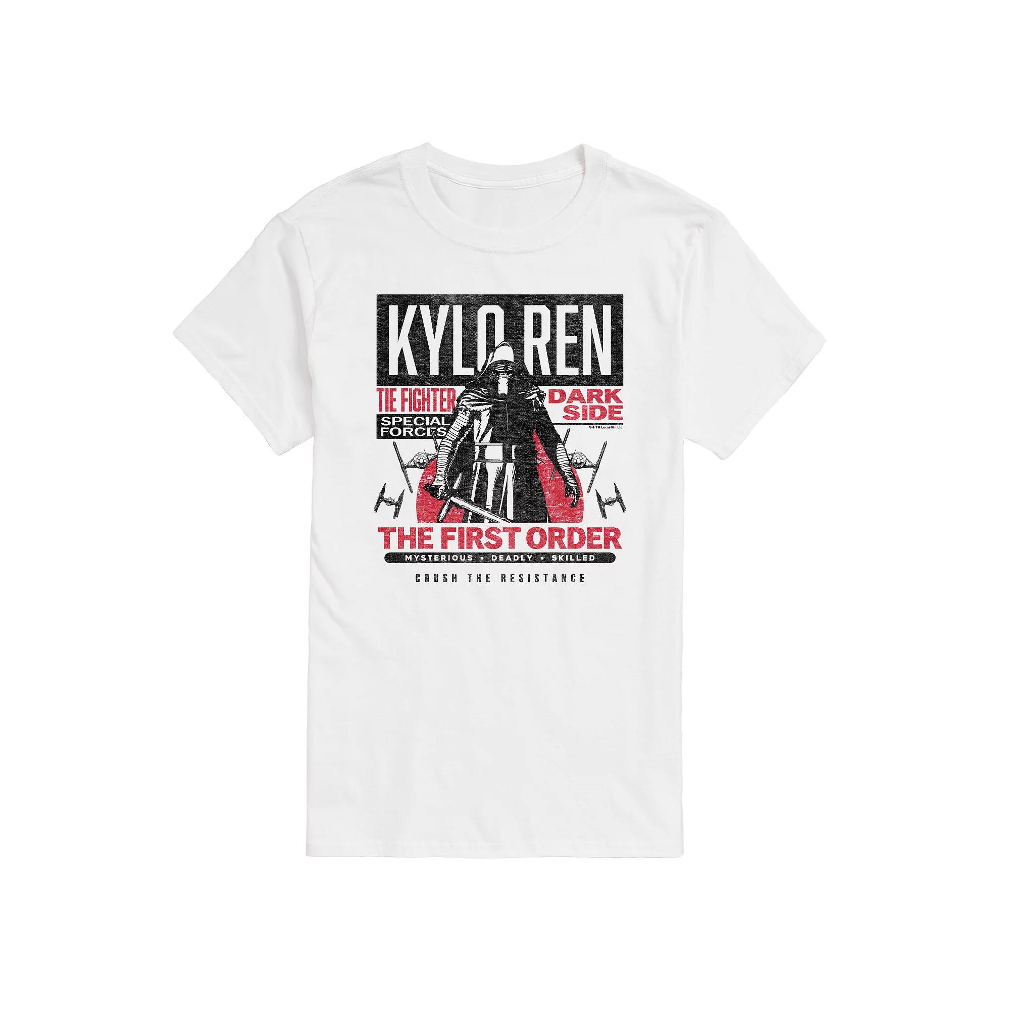 Big & Tall Star Wars Kylo Ren The First Order Graphic Tee, Men's,  Product Image