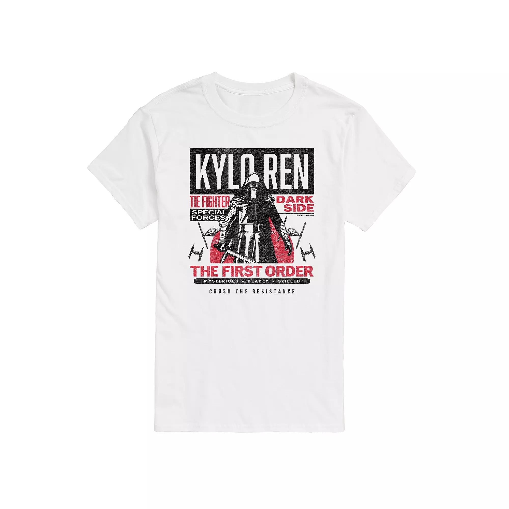 Big & Tall Star Wars Kylo Ren The First Order Graphic Tee, Men's,  Product Image