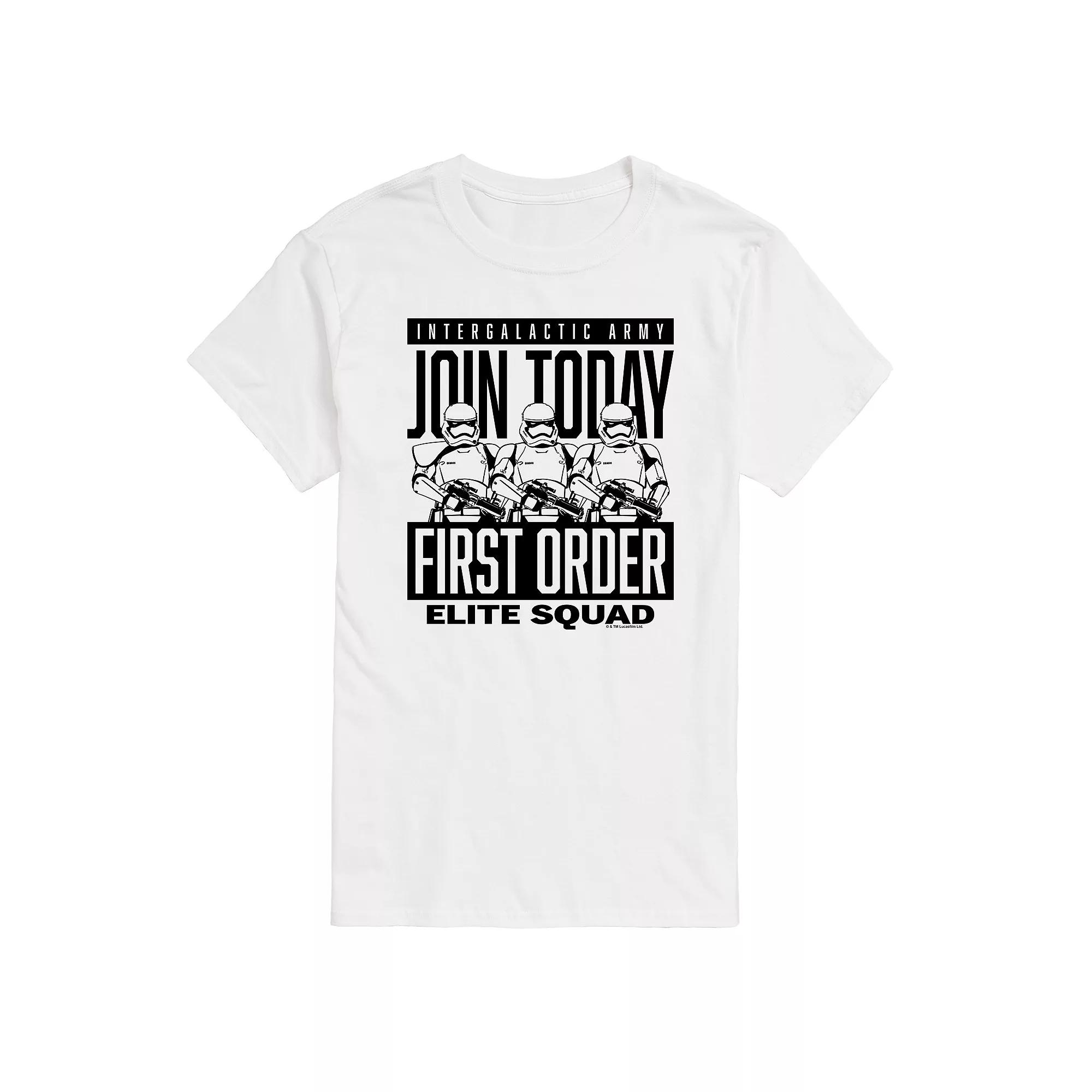 Big & Tall Star Wars Join Today First Order Graphic Tee, Men's,  Product Image