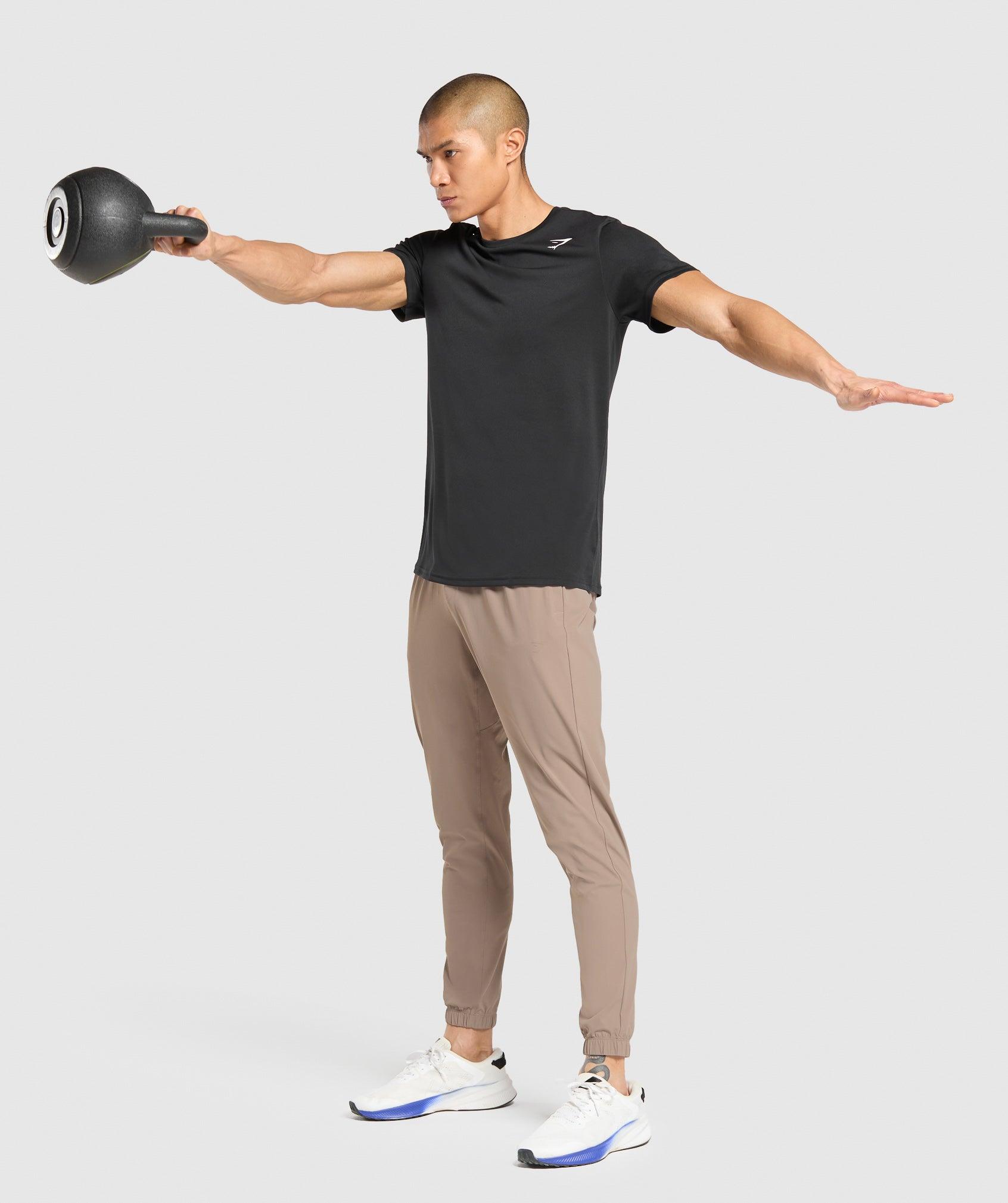 Gymshark Studio Joggers - Lifestyle Brown Male Product Image