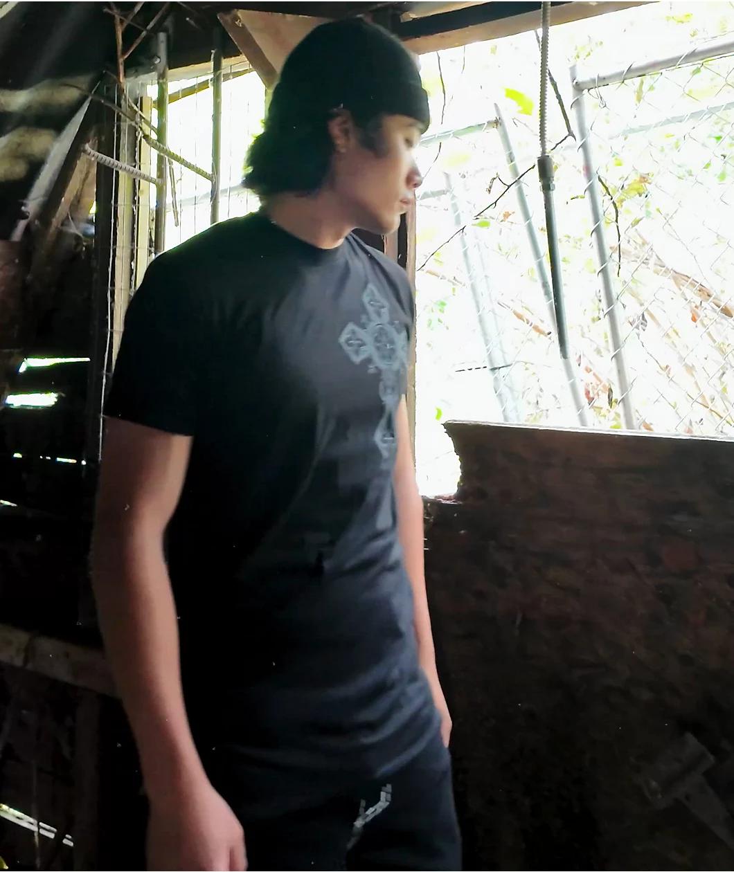 Affliction Spiker Reflective Black T-Shirt Product Image