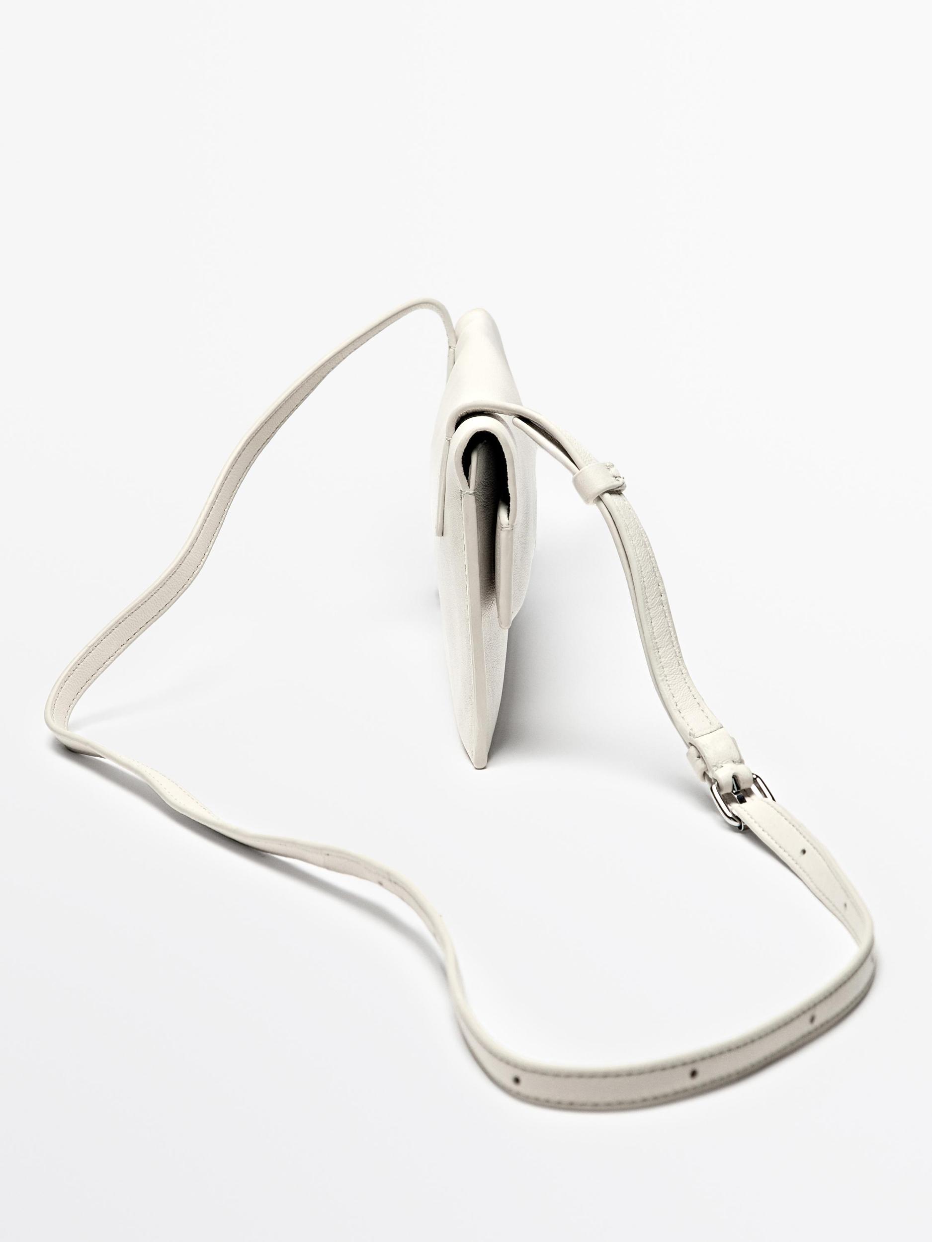 Nappa leather mini crossbody bag Product Image