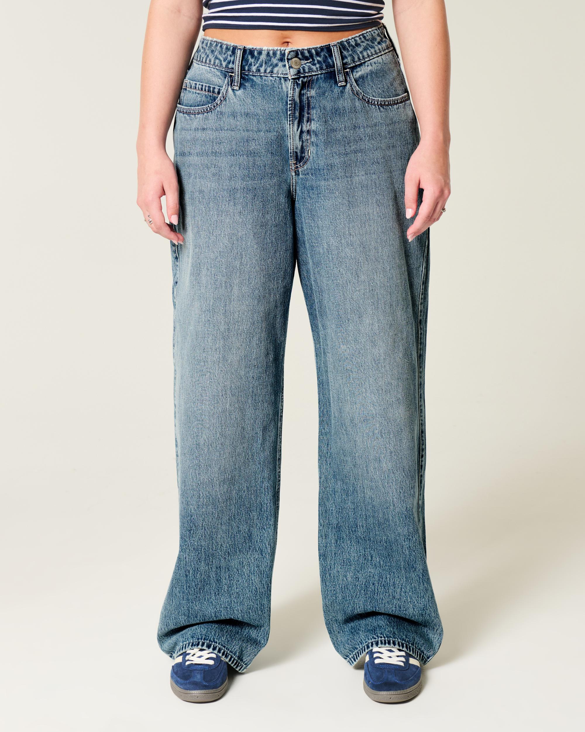 High-Rise Baggy Jeans Product Image