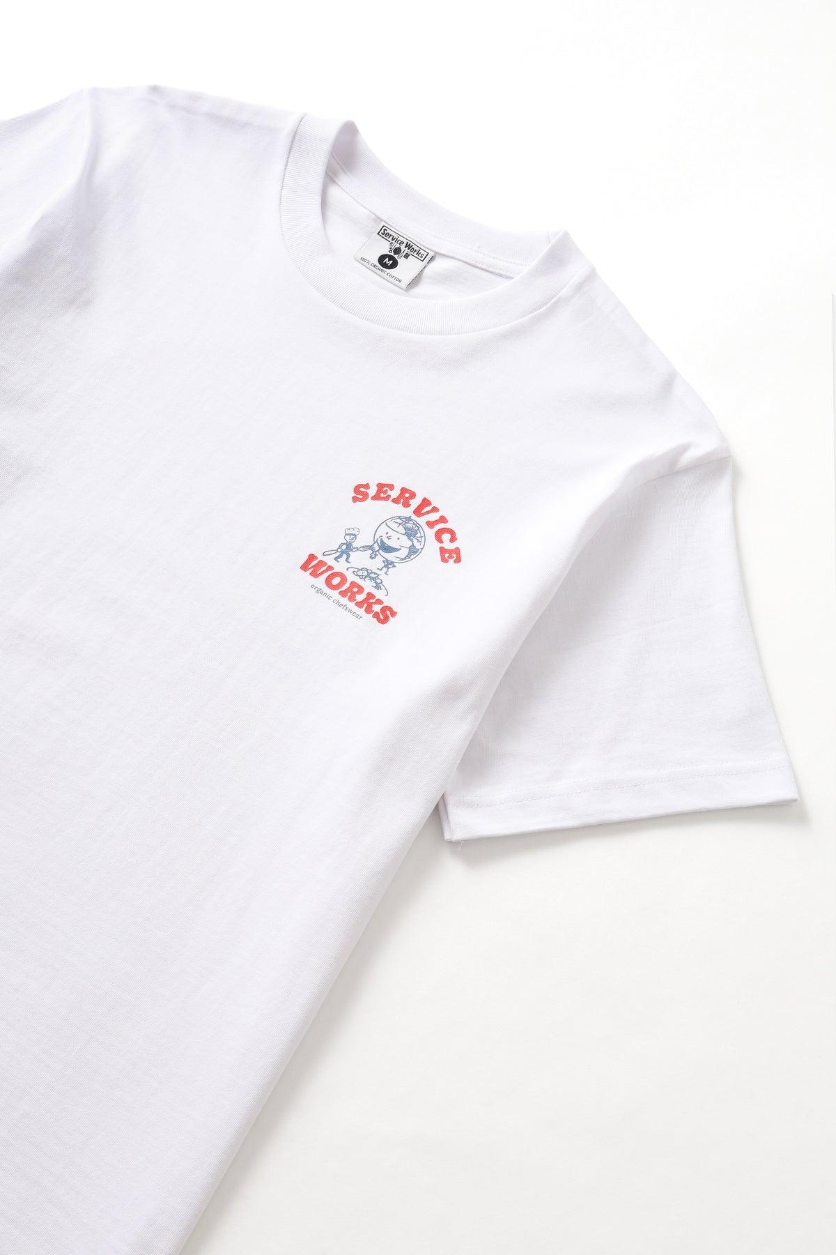 Organic Chefswear Tee - White Product Image