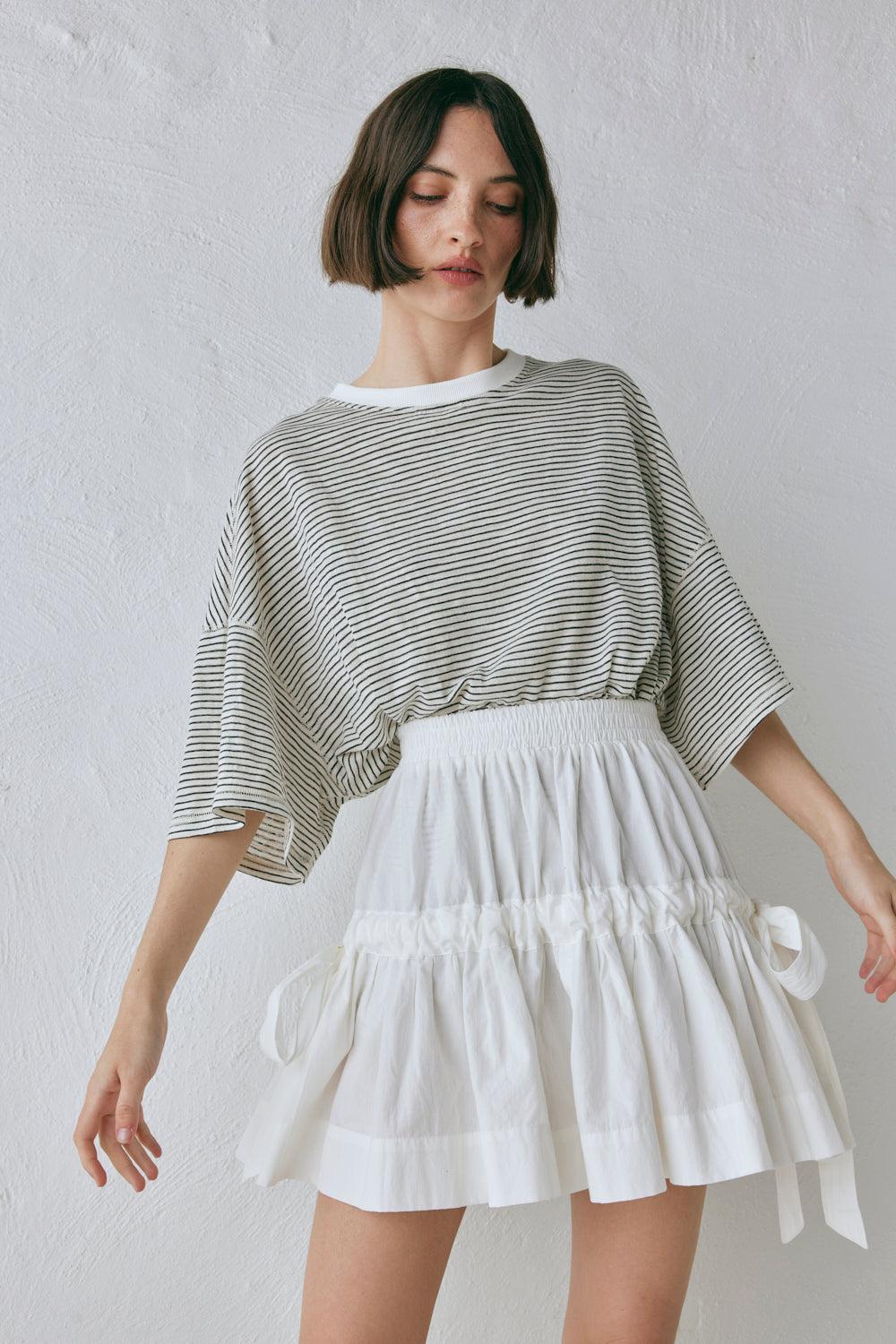 Lily Mini Skirt White Product Image