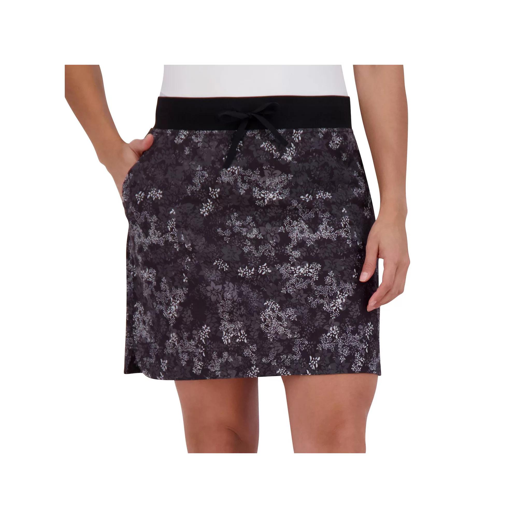 Women's ZeroXposur UPF 50 Sun Skort, Size: Medium, Black Bloom Product Image