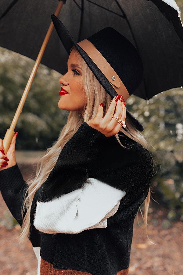 Sweetheart In The City Fedora In Black Product Image