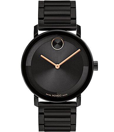 Movado Bold Mens Evolution 2.0 Quartz Analog Gold Mesh Bracelet Watch Product Image