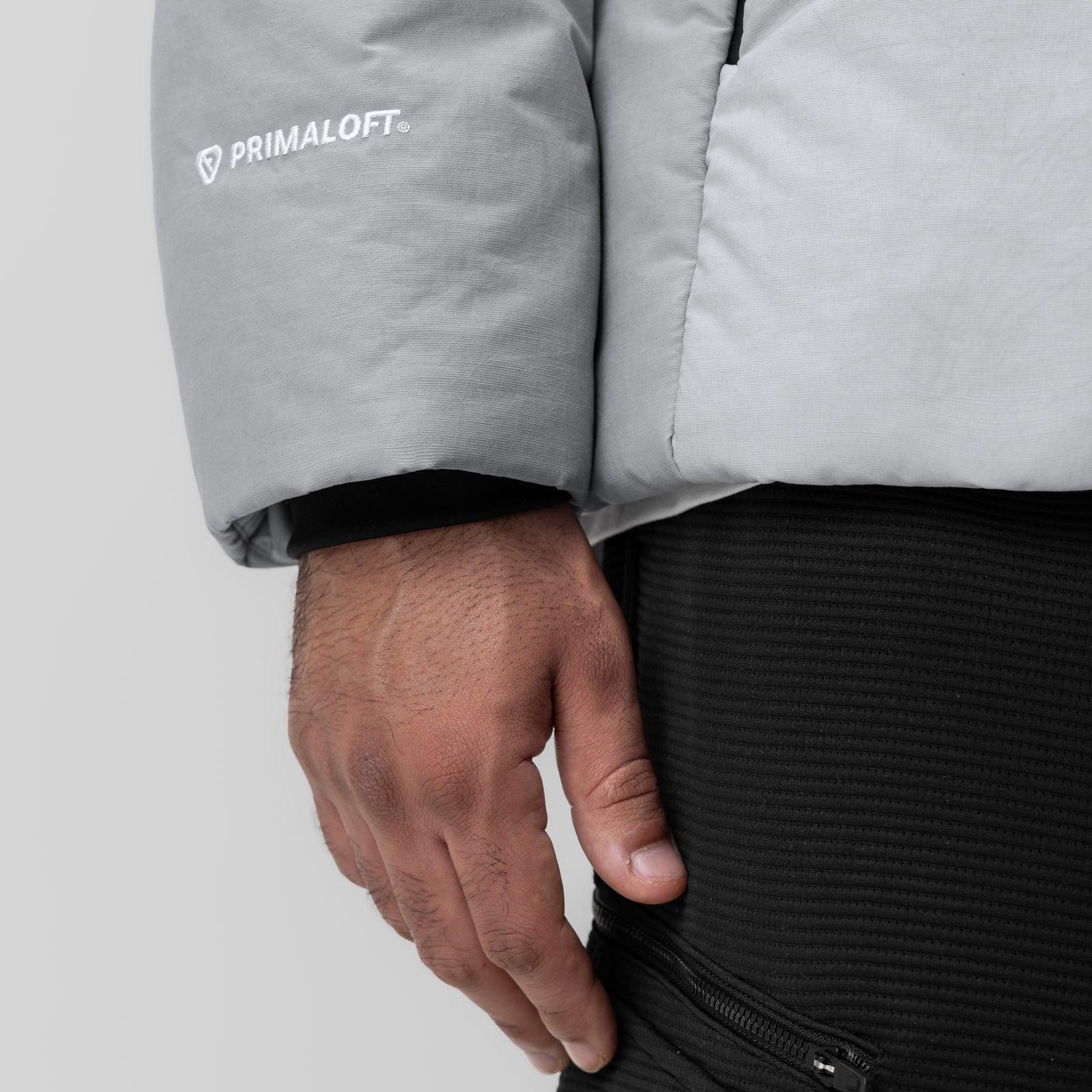 0900. PrimaLoft® Weather-Ready Puffer Jacket - Grey "Wave Dye" Product Image