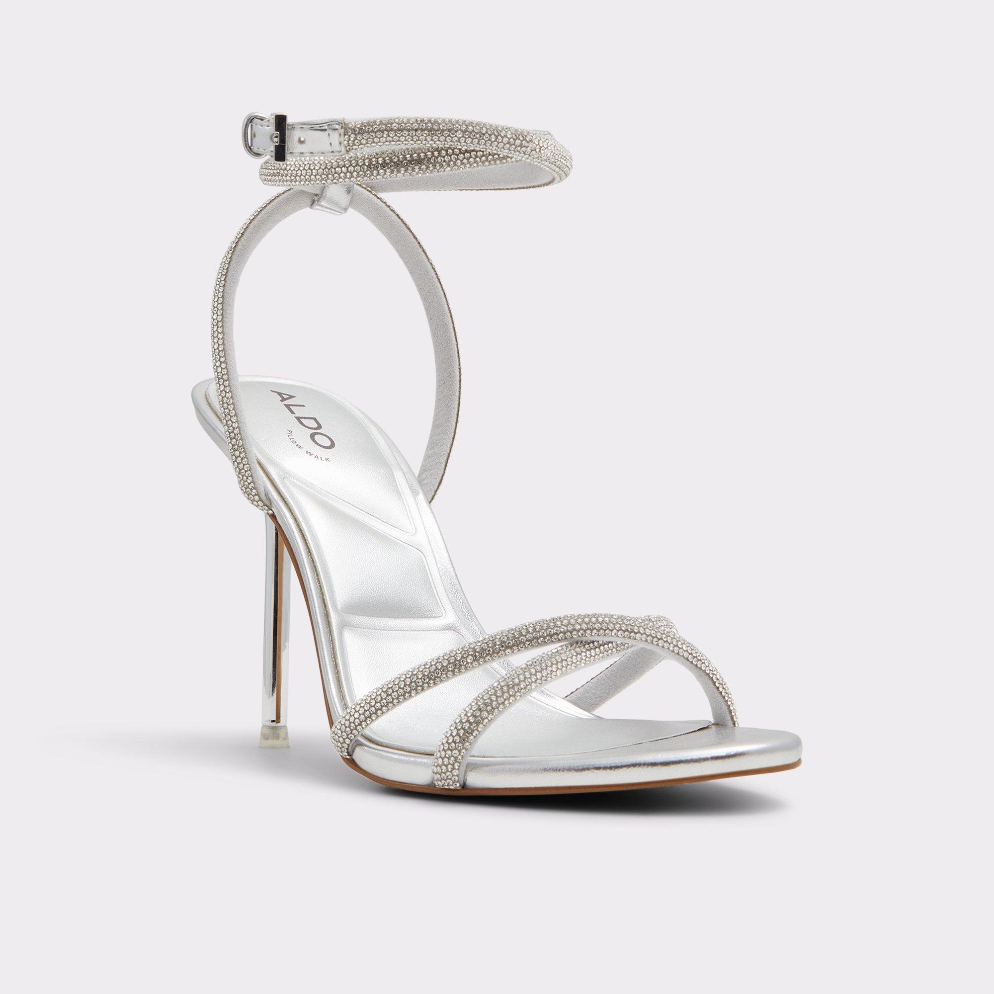 Manaelden Silver Women's Heeled sandals | ALDO US Product Image