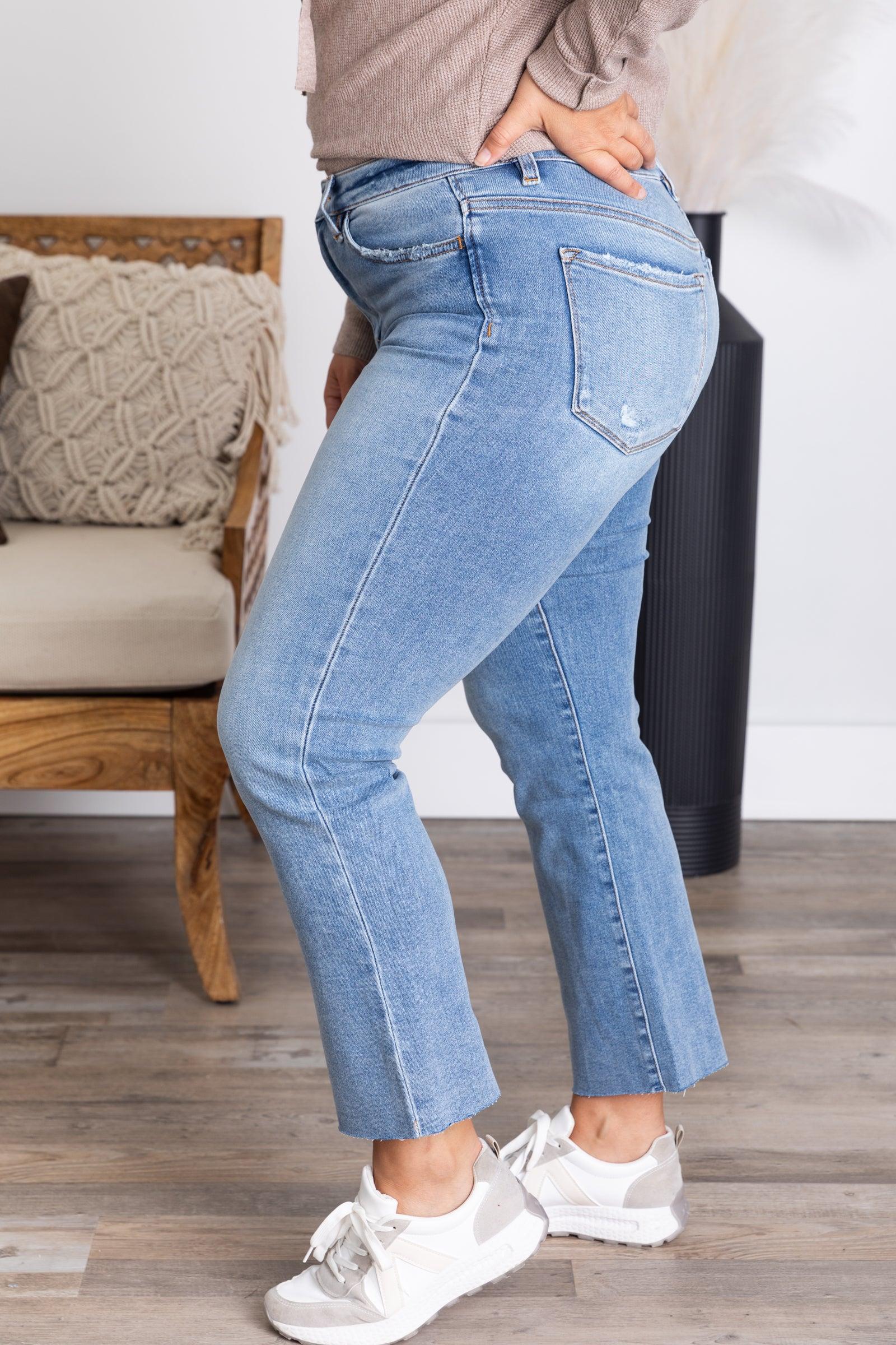 Lovervet High Rise Kick Flare Jean Product Image