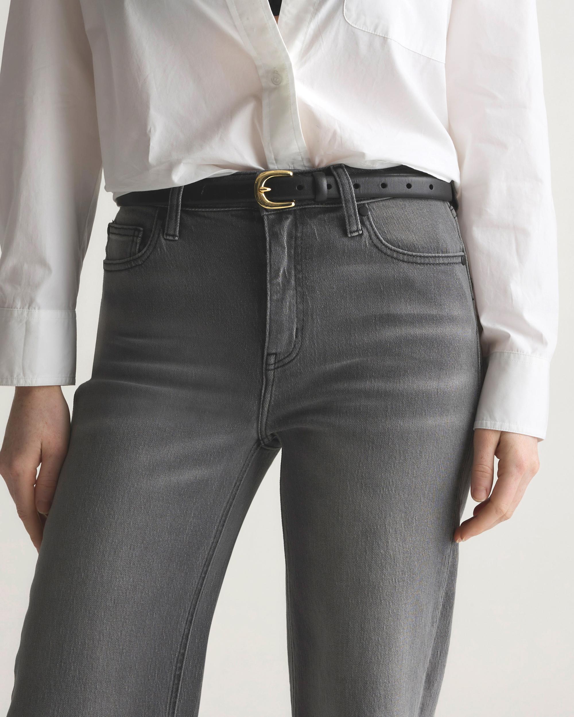 Quince | Women's Bella Stretch Relaxed Straight Jeans Organic Cotton Product Image