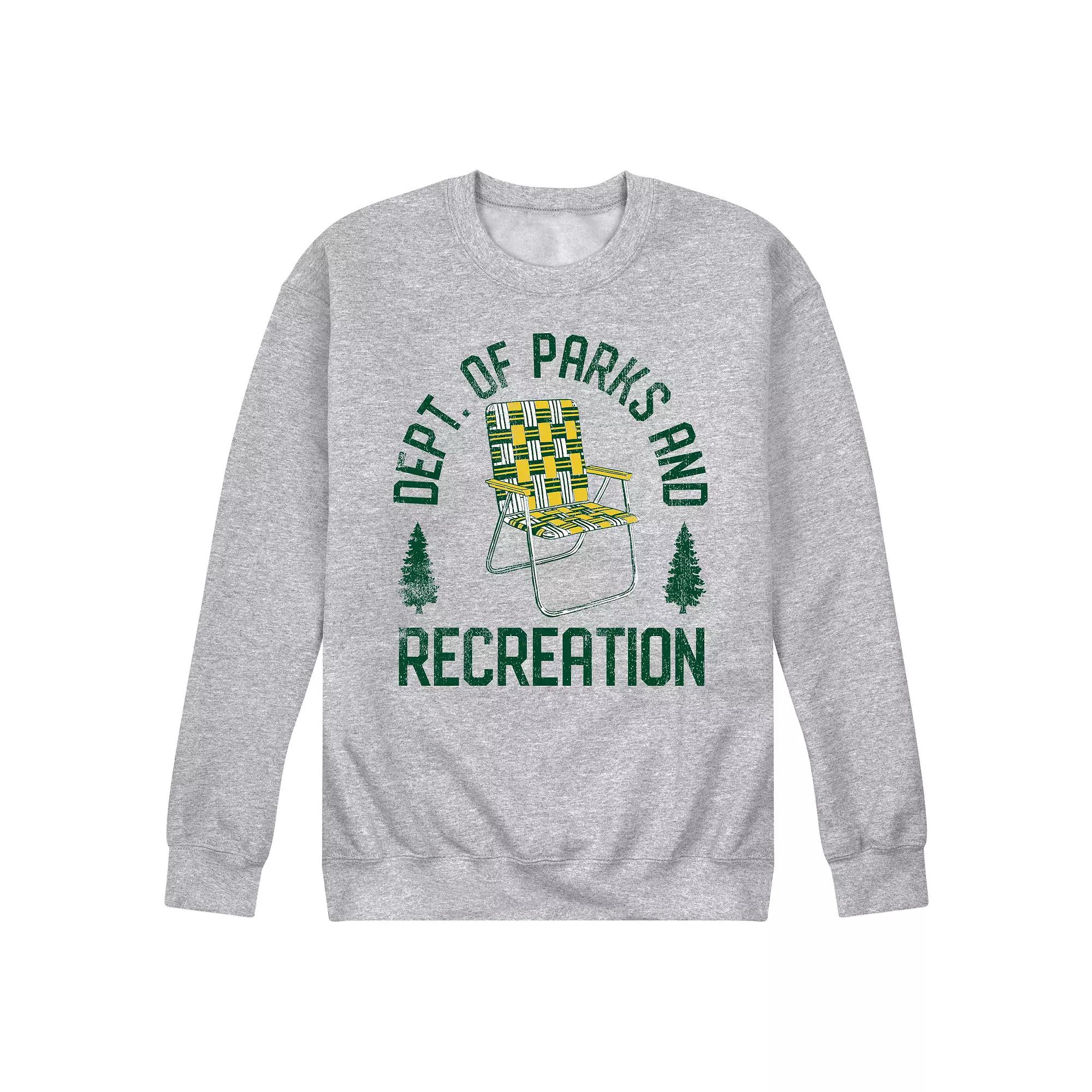 Men's Dept Of Parks Recreation Graphic Sweatshirt,  Product Image