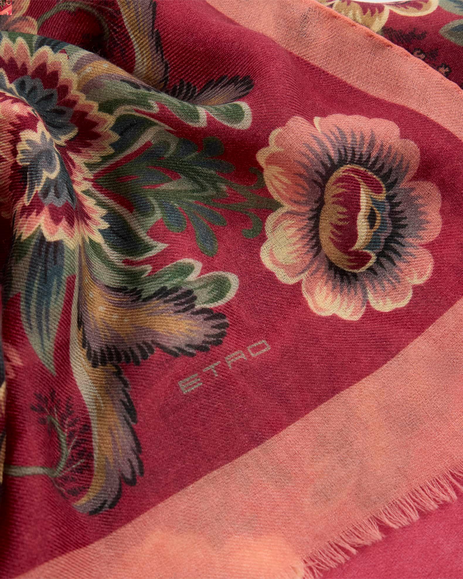 Floral Wool-Cashmere Scarf  Product Image