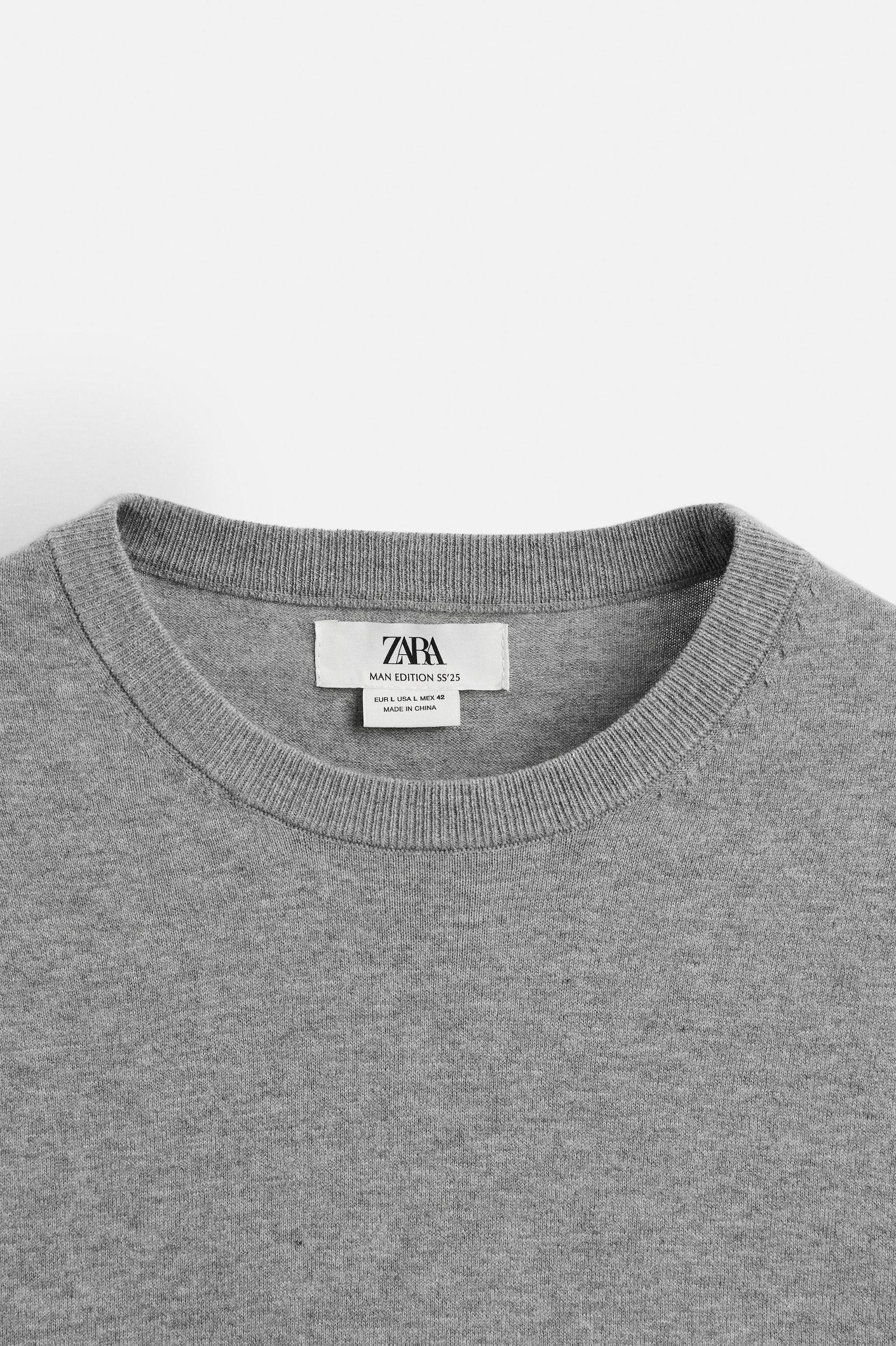 LIMITED EDITION COTTON BLEND KNIT T-SHIRT Product Image