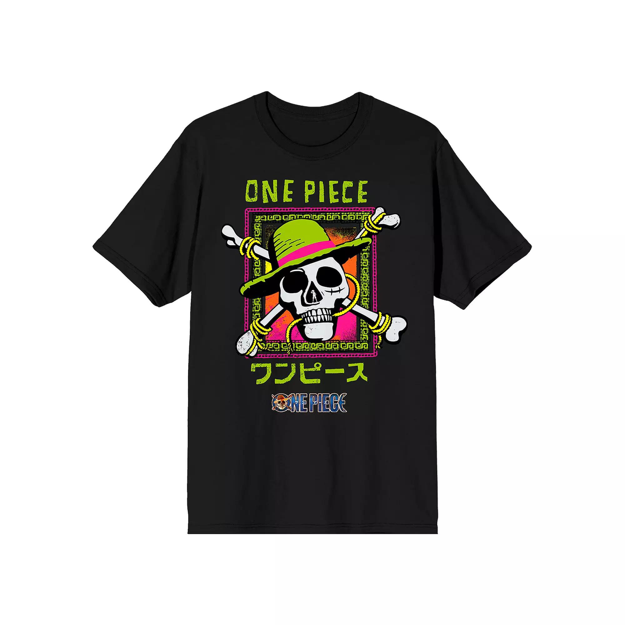 Mens One Piece Straw Hat Pirates Graphic Tee Product Image