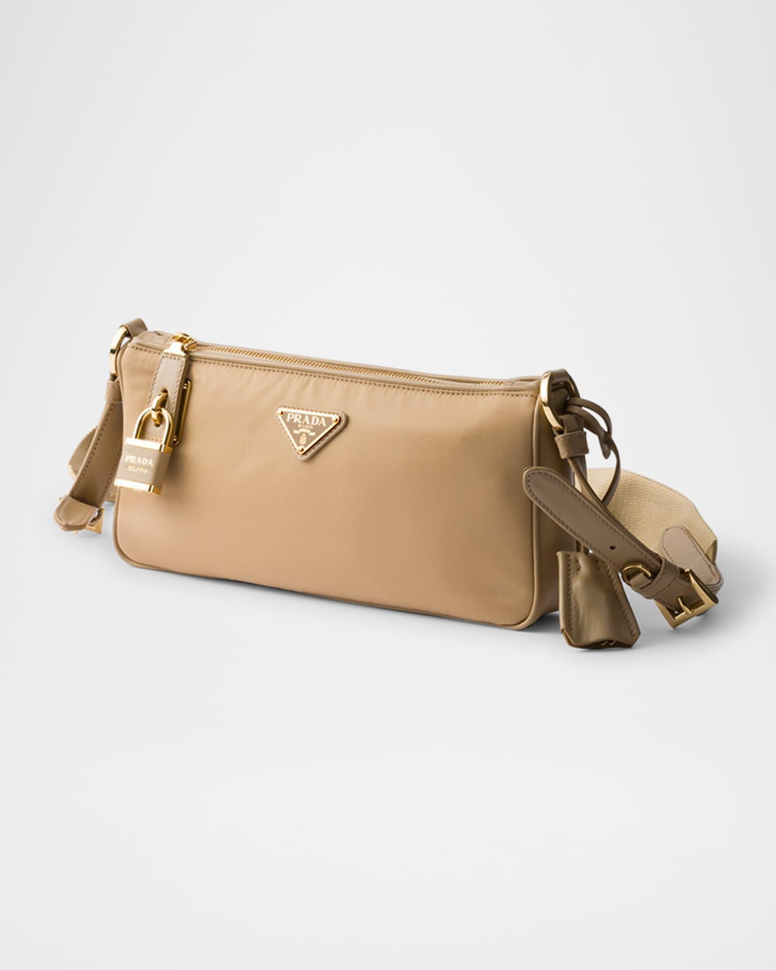 Small Re-Nylon & Leather Shoulder Bag Product Image