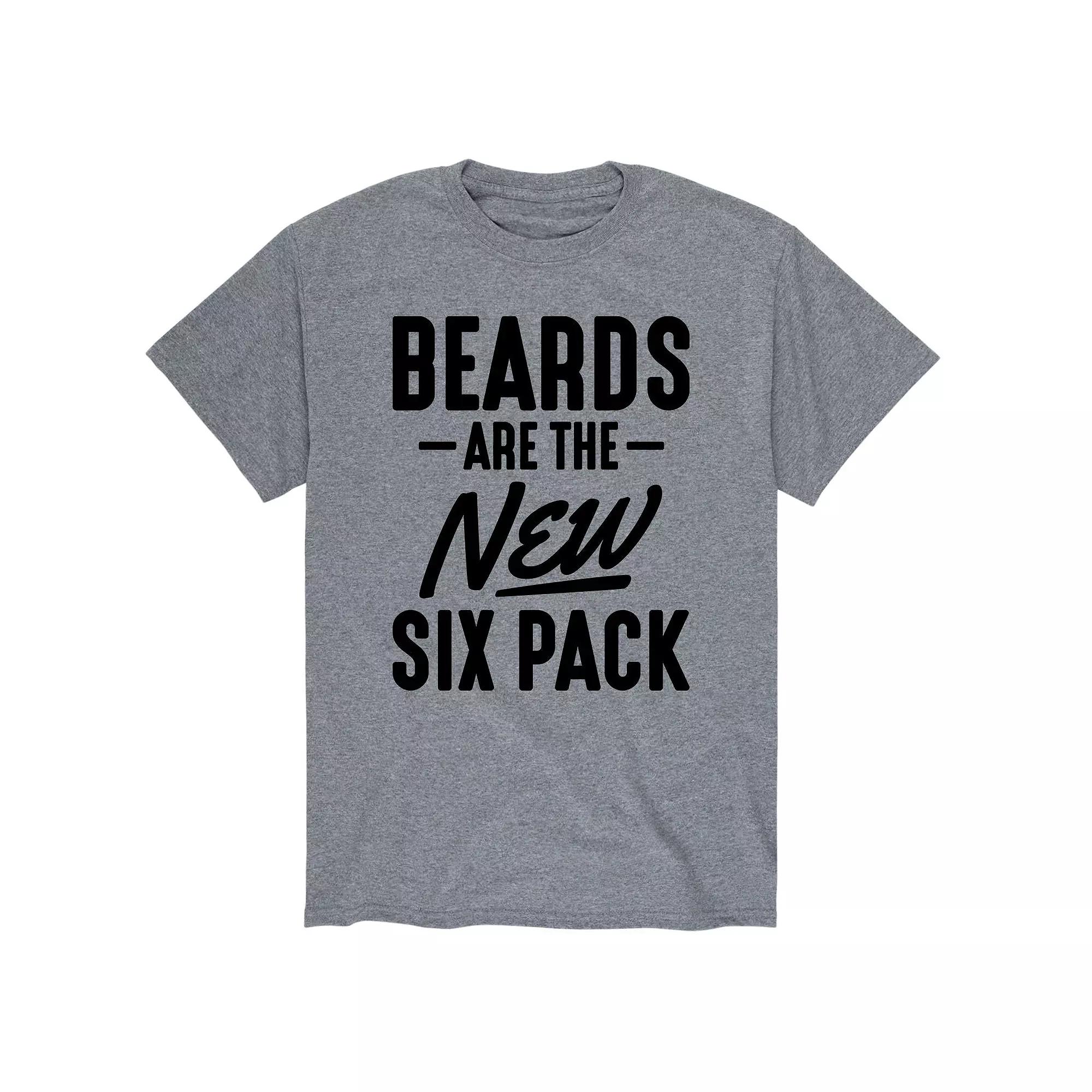 Men's Beards Are The New Six Pack tee,  Product Image