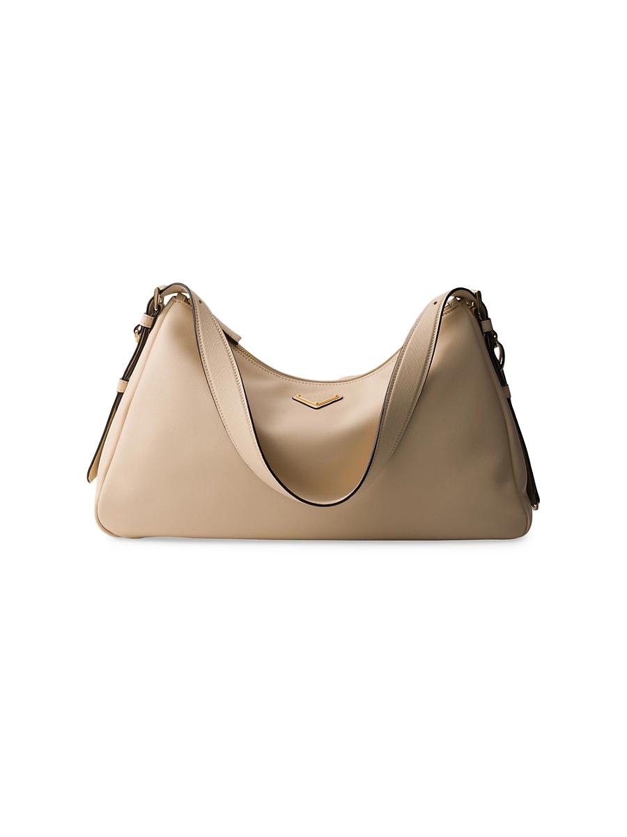 Womens Prada Aime Large Leather Shoulder Bag Product Image